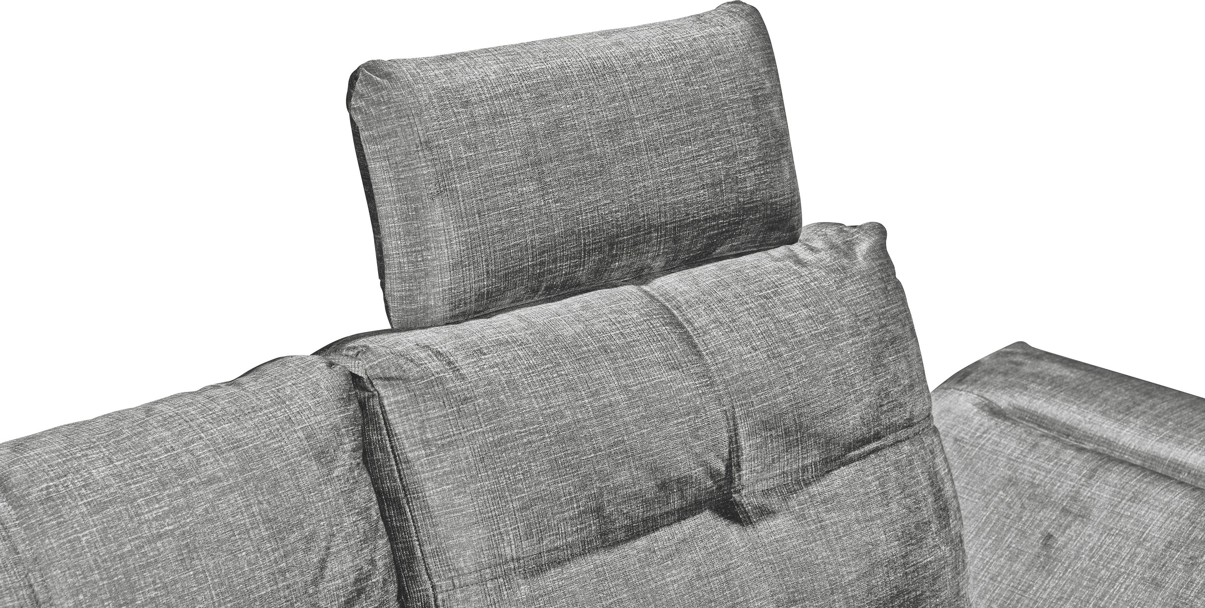 ED EXCITING DESIGN Ecksofa »Alija L-Form«, mit Bettfunktion, Armteilverstellung & Kopfstützen
