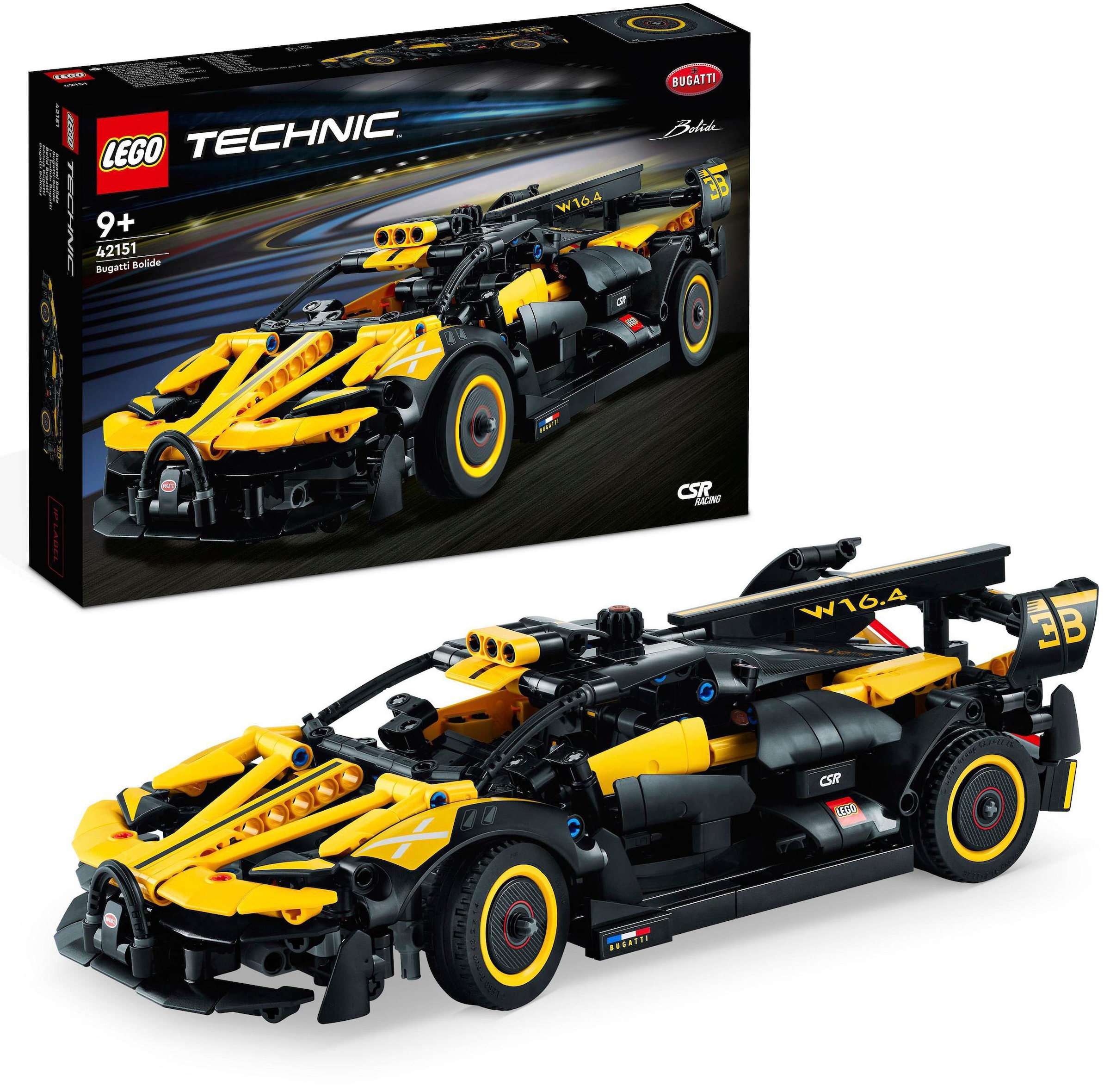 Lego Bunt Konstruktionsspielsteine "Bugatti-Bolide (42151), Technic" Made In Europe