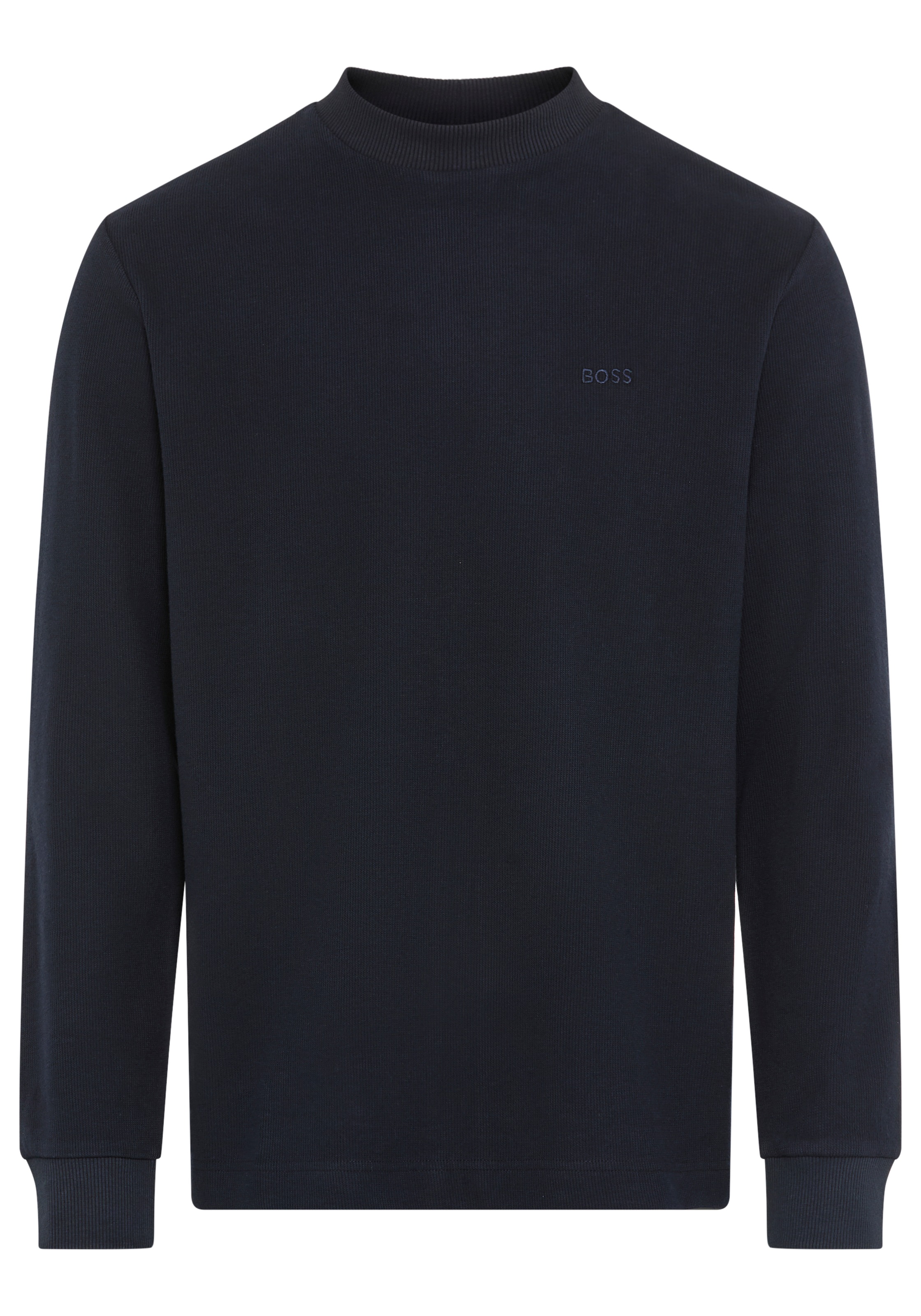 BOSS ORANGE Langarmshirt »Te explorer« Rundhalsausschnitt, Saum- und Ärmelbündchen