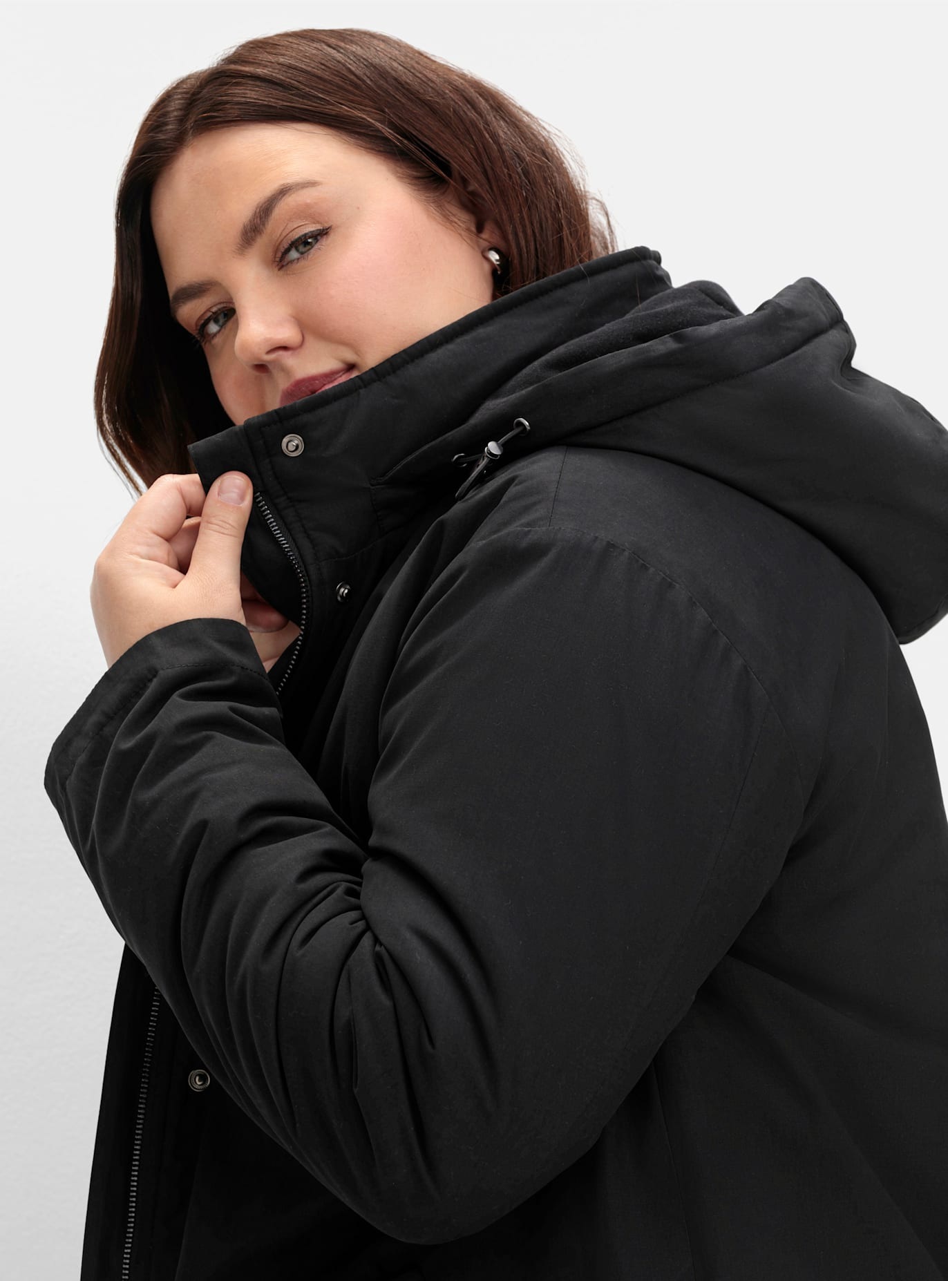 Sheego Parka, mit Kapuze