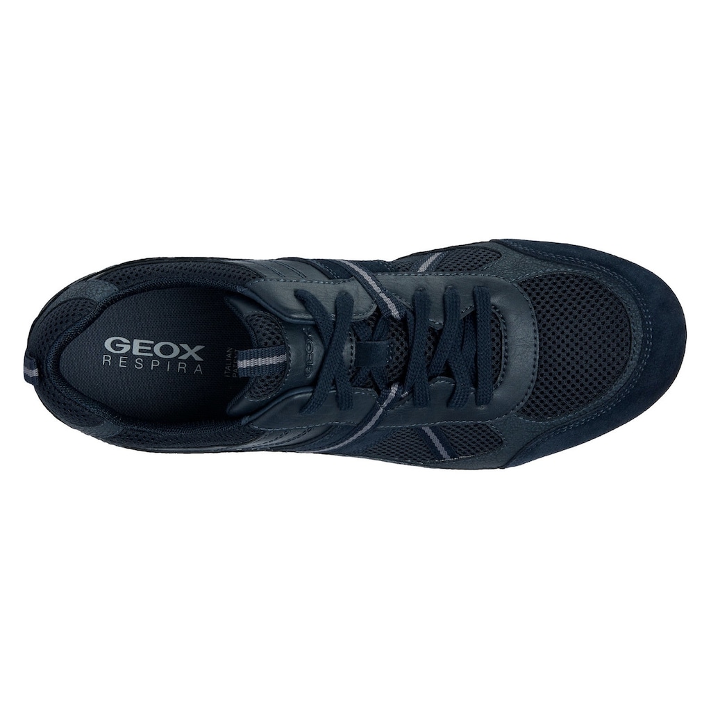 Geox Sneaker »U RAVEX«, im Material Mix, Freizeitschuh, Halbschuh, Schnürschuh