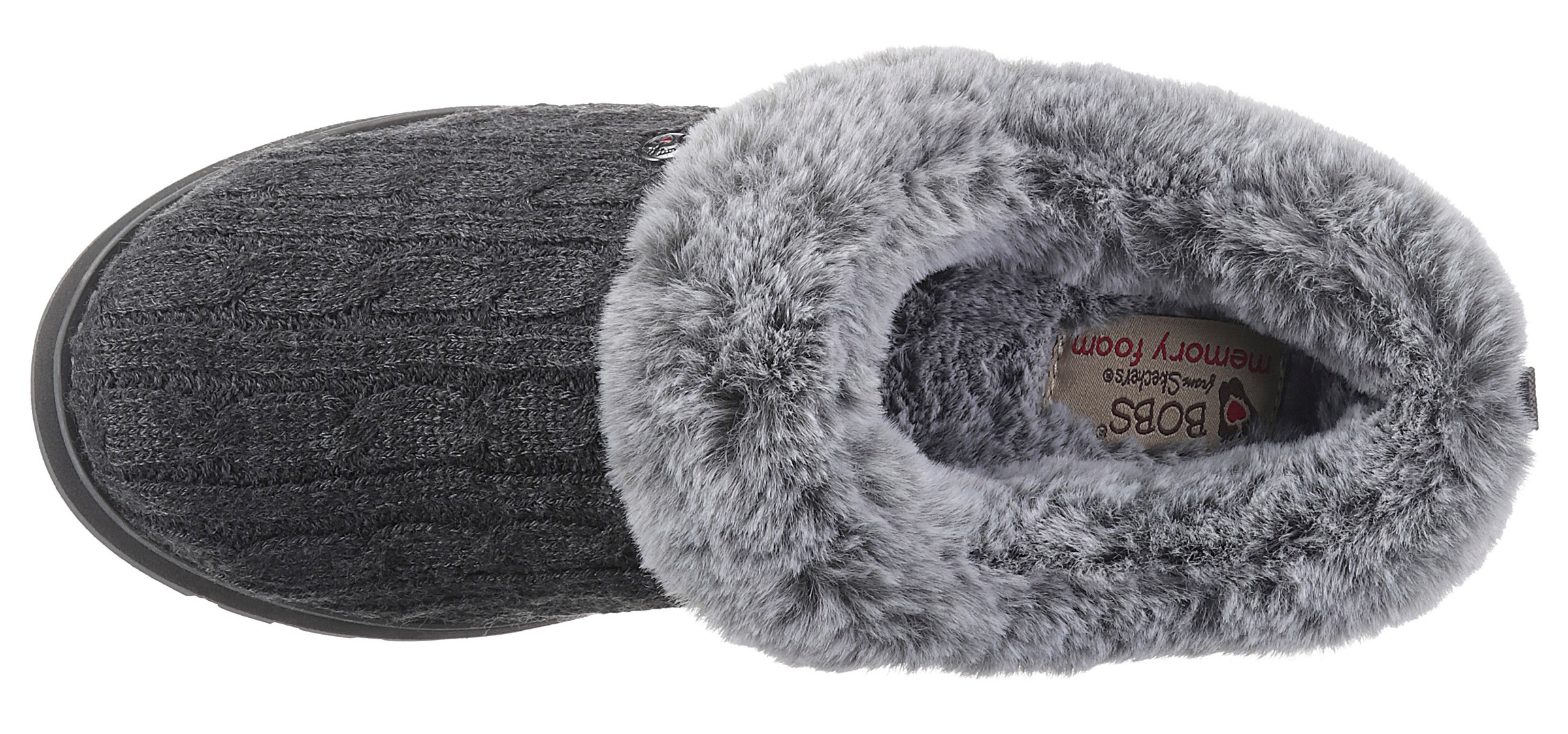 Skechers Pantoffel »KEEPSAKES - ICE ANGEL«, Hausschuh in Strick-Optik