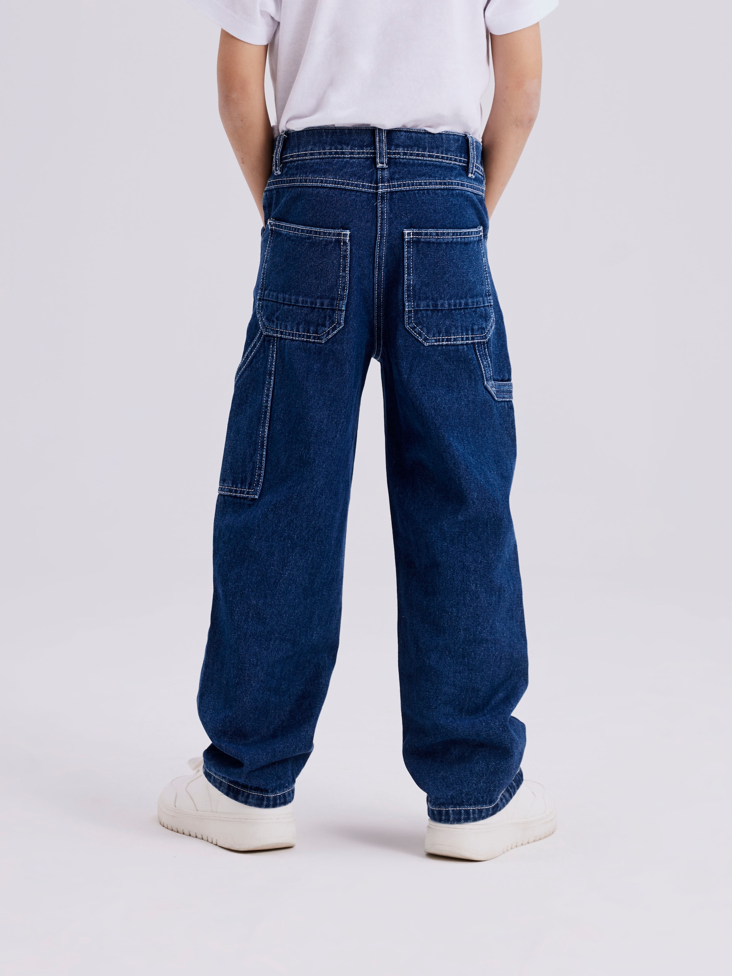 Name It 5-Pocket-Jeans »NKMRYAN für Jungen mit geradem Bein und 5-Pocket-Style« unifarben, casual, straight fit, Baumwolle, Denim
