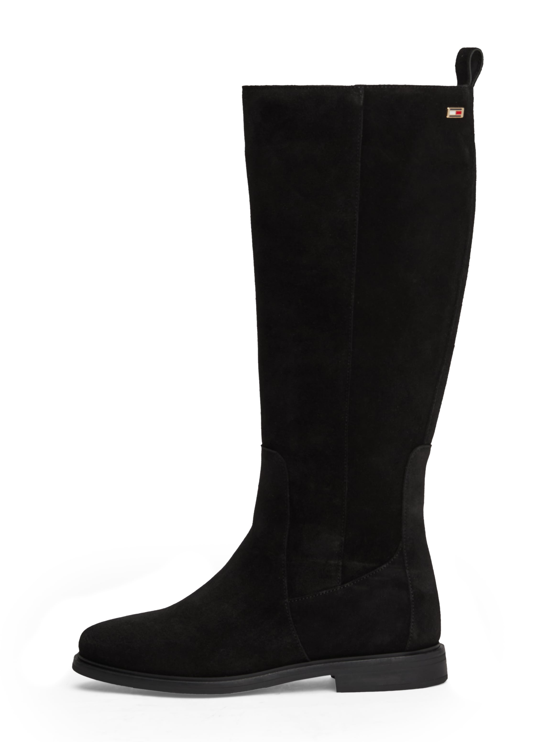 Stiefel »FLAG SUEDE LONG BOOT ZIP«, Blockabstz, Langschaftstiefel, Businesstiefel mit...