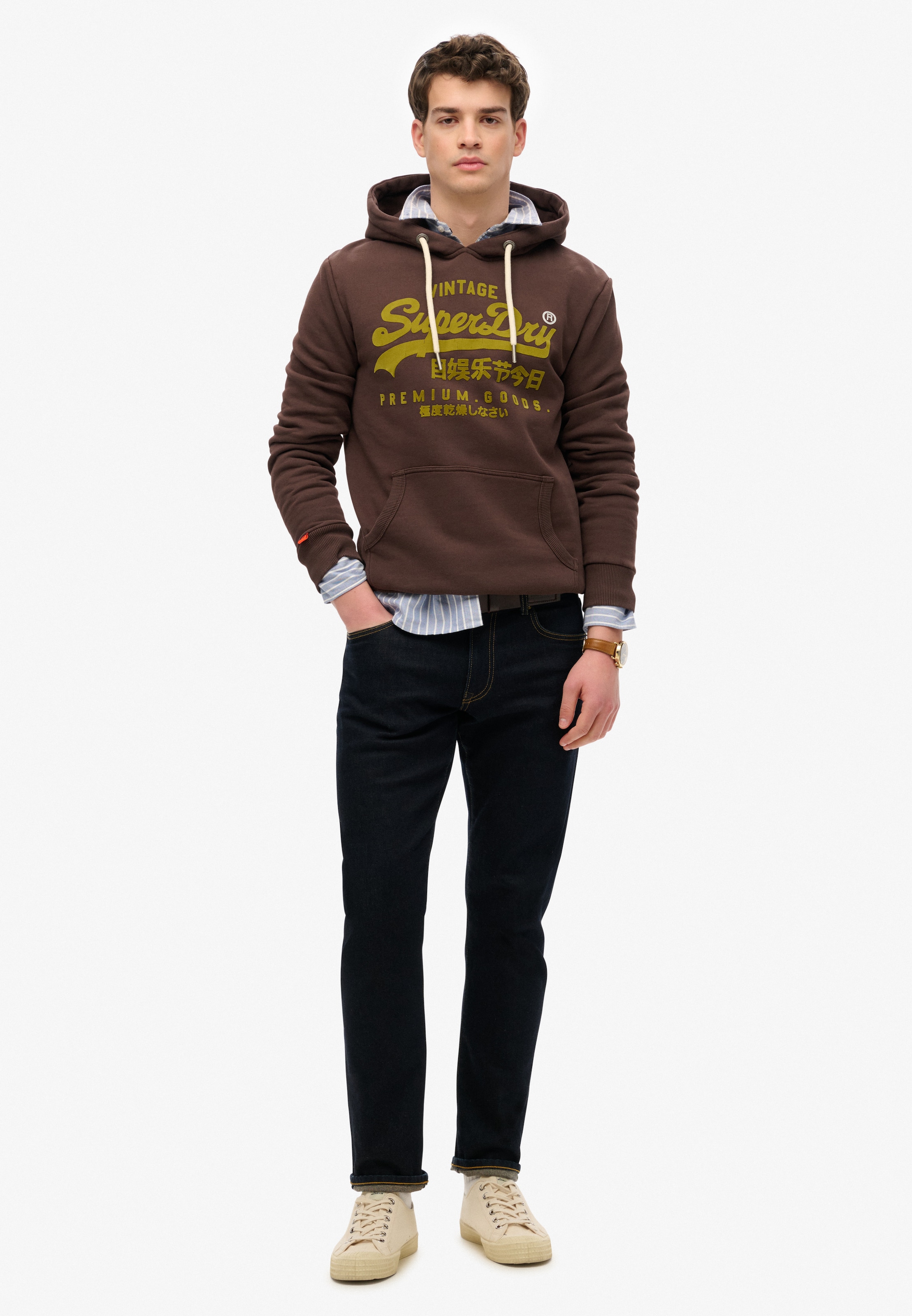 Superdry Kapuzensweatshirt »VL TONAL RELAXED HOOD«