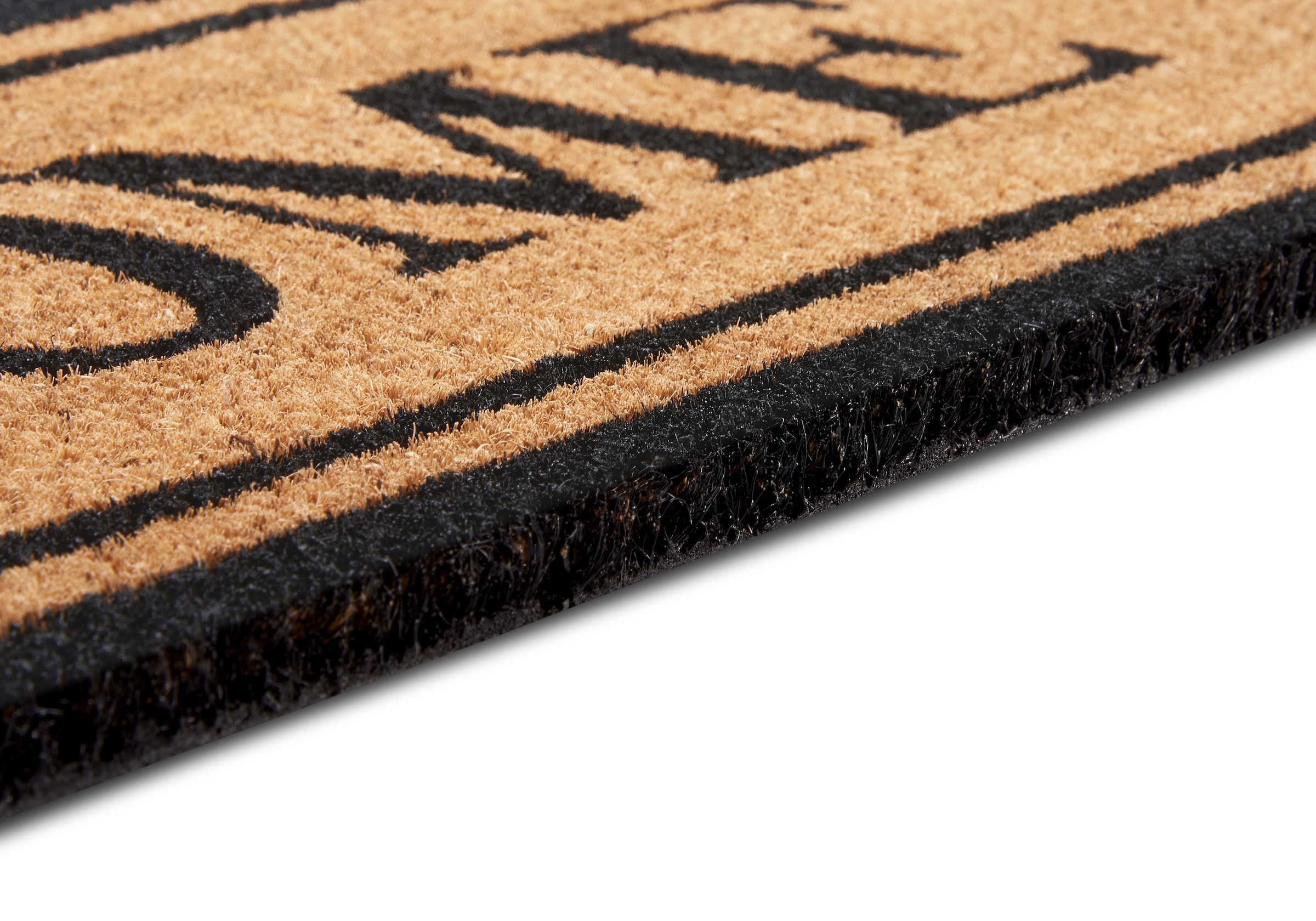 HANSE Home Fussmatte »Mix Mats Kokos Wide Home Border, Türmatte«, rechteckig, 15 mm Höhe, Kokos, Schmutzfangmatte, Outdoor, Rutschfest, Innen, Kokosmatte, Flur