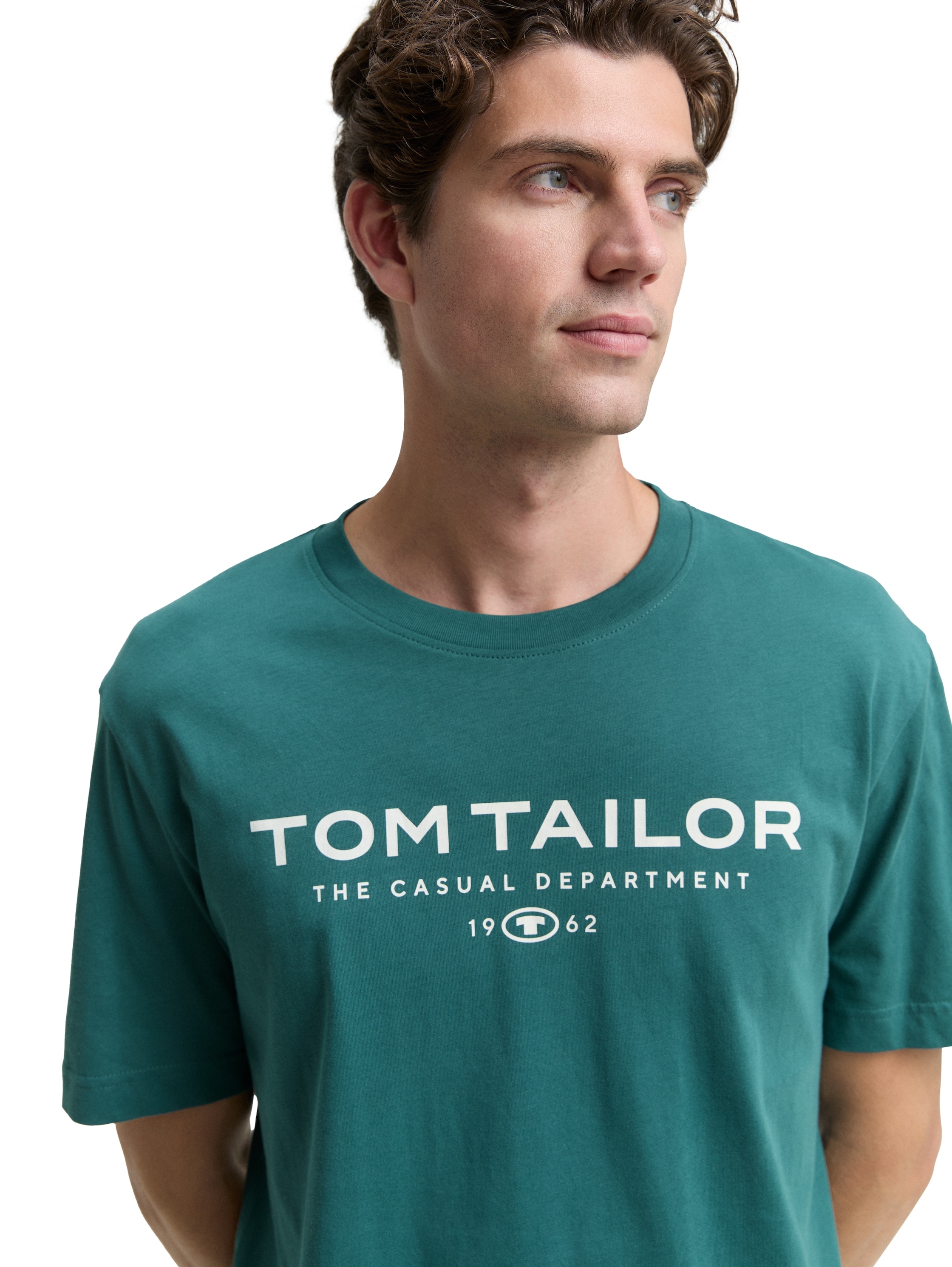 TOM TAILOR T-Shirt, Sommershirt mit Frontprint