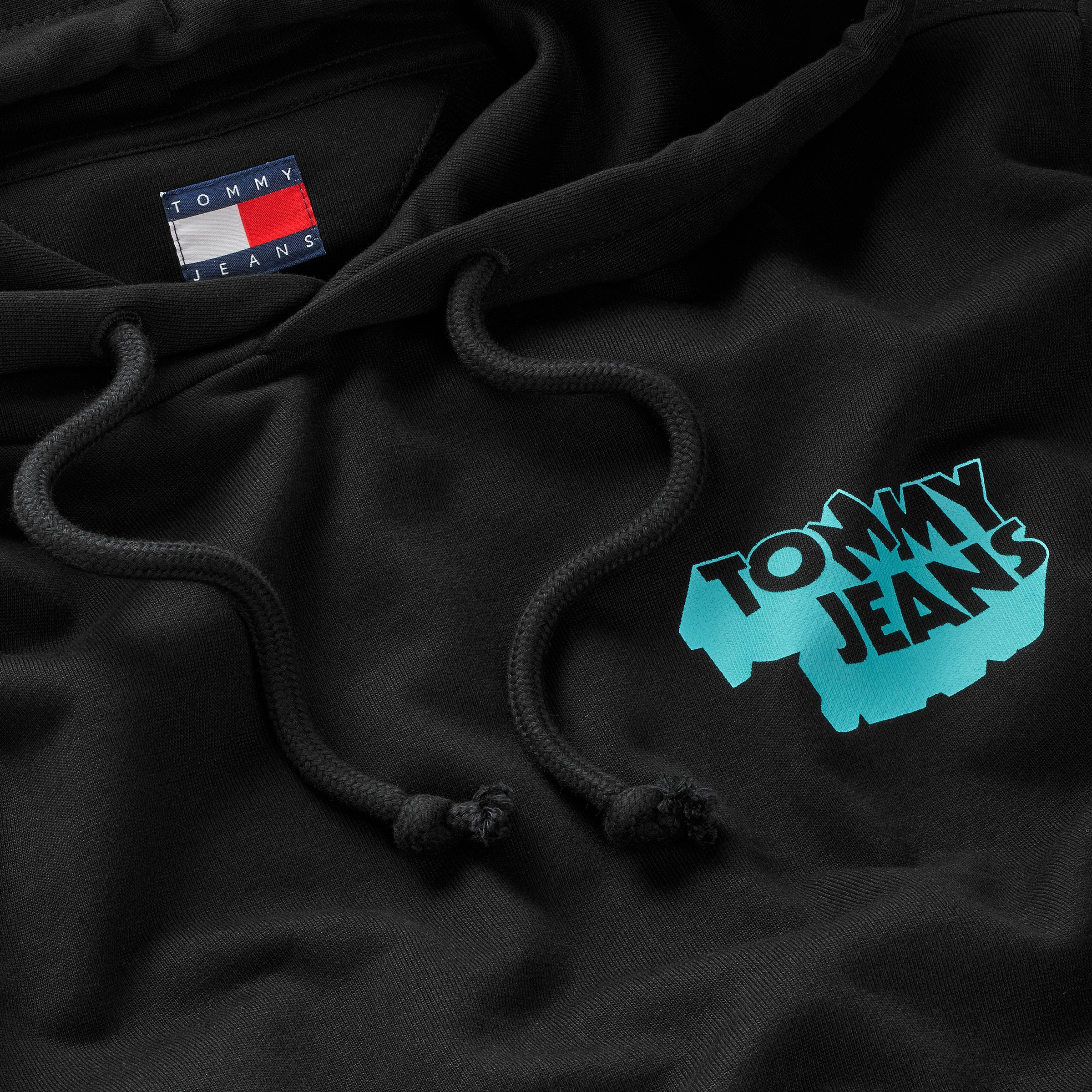 Tommy Jeans Kapuzensweatshirt »TJM STACK BACK LOGO HOODIE EXT«, Mit Rundhalsausschnitt
