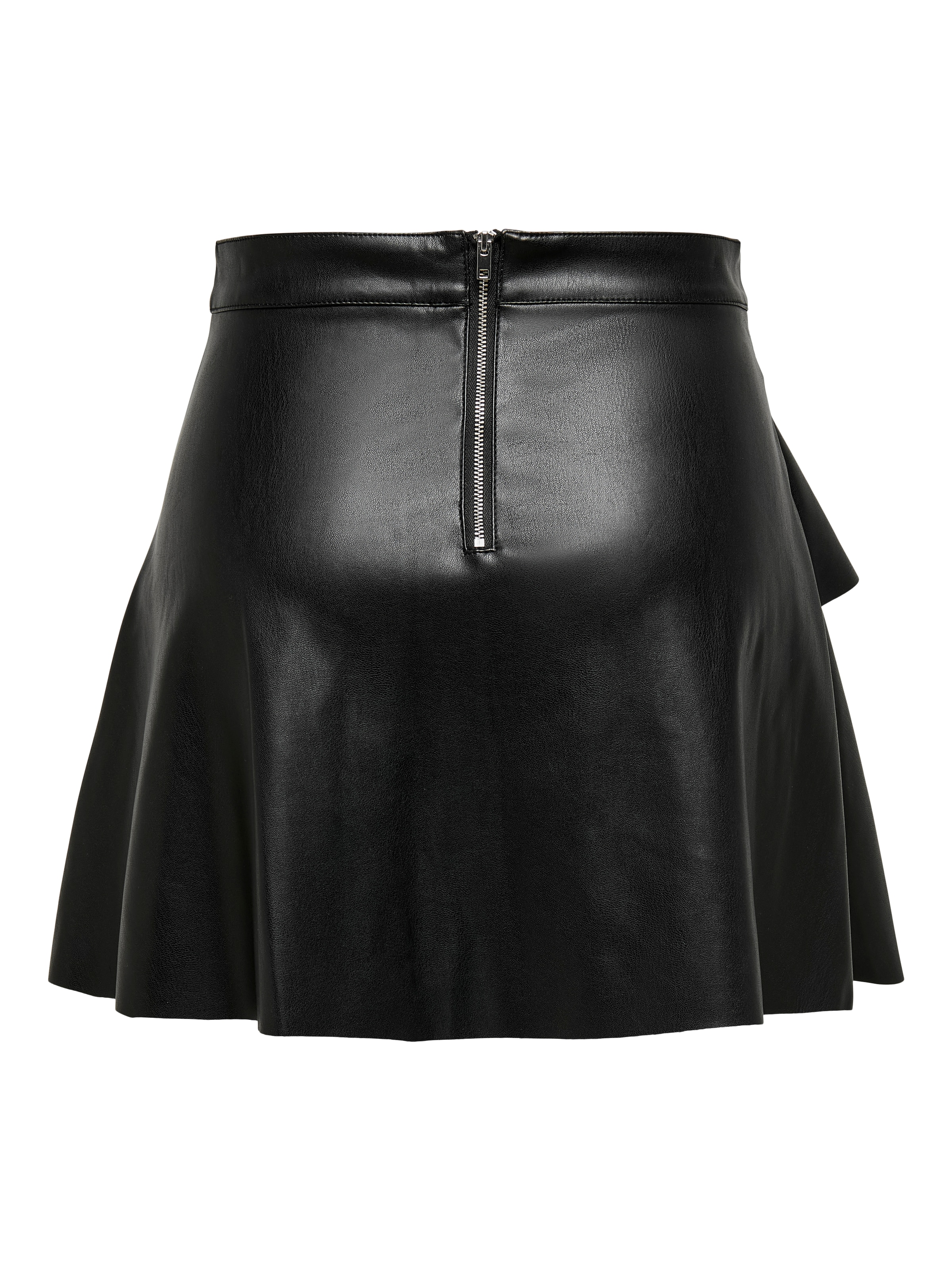 ONLY Lederimitatrock »ONLEMMA FAUX LEATHE FRILL SKIRT NOOS OTW«