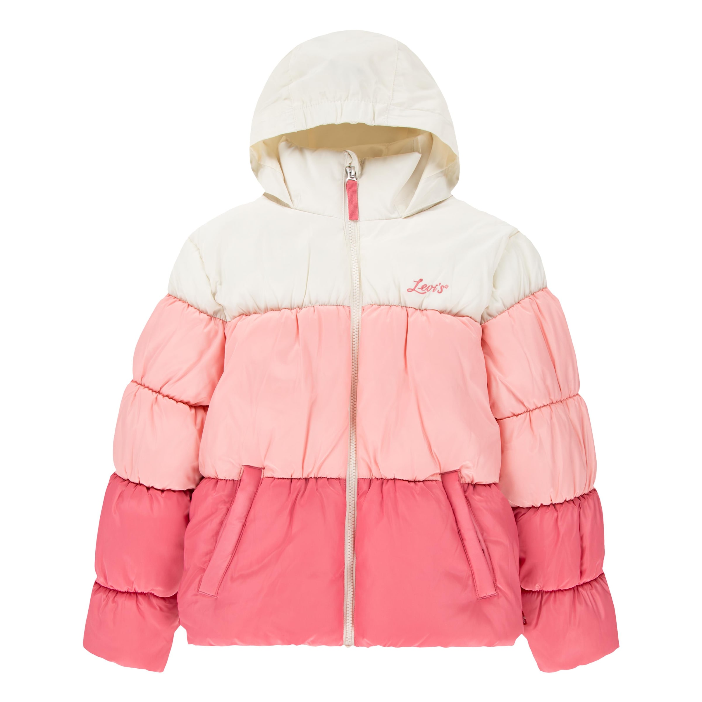 Levi's® Kids Winterjacke »LVG COLOR BLOCK PUFFER« mit Kapuze in Colorblocking-Optik, for Girls