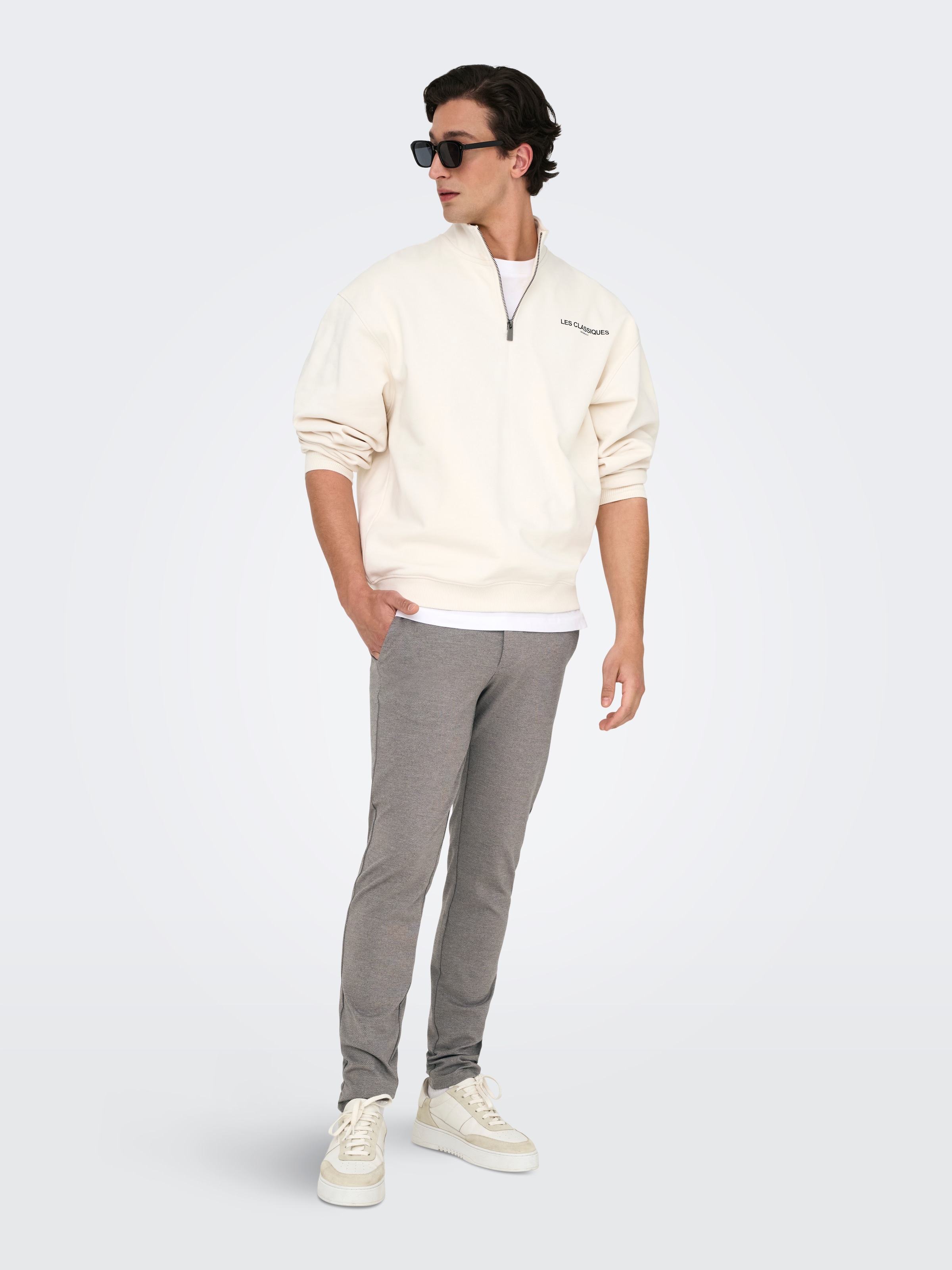 ONLY & SONS Chinos »ONSMARK SLIM TAP DITSY 2912 PANT NOOS« Viskosemischung, slim fit