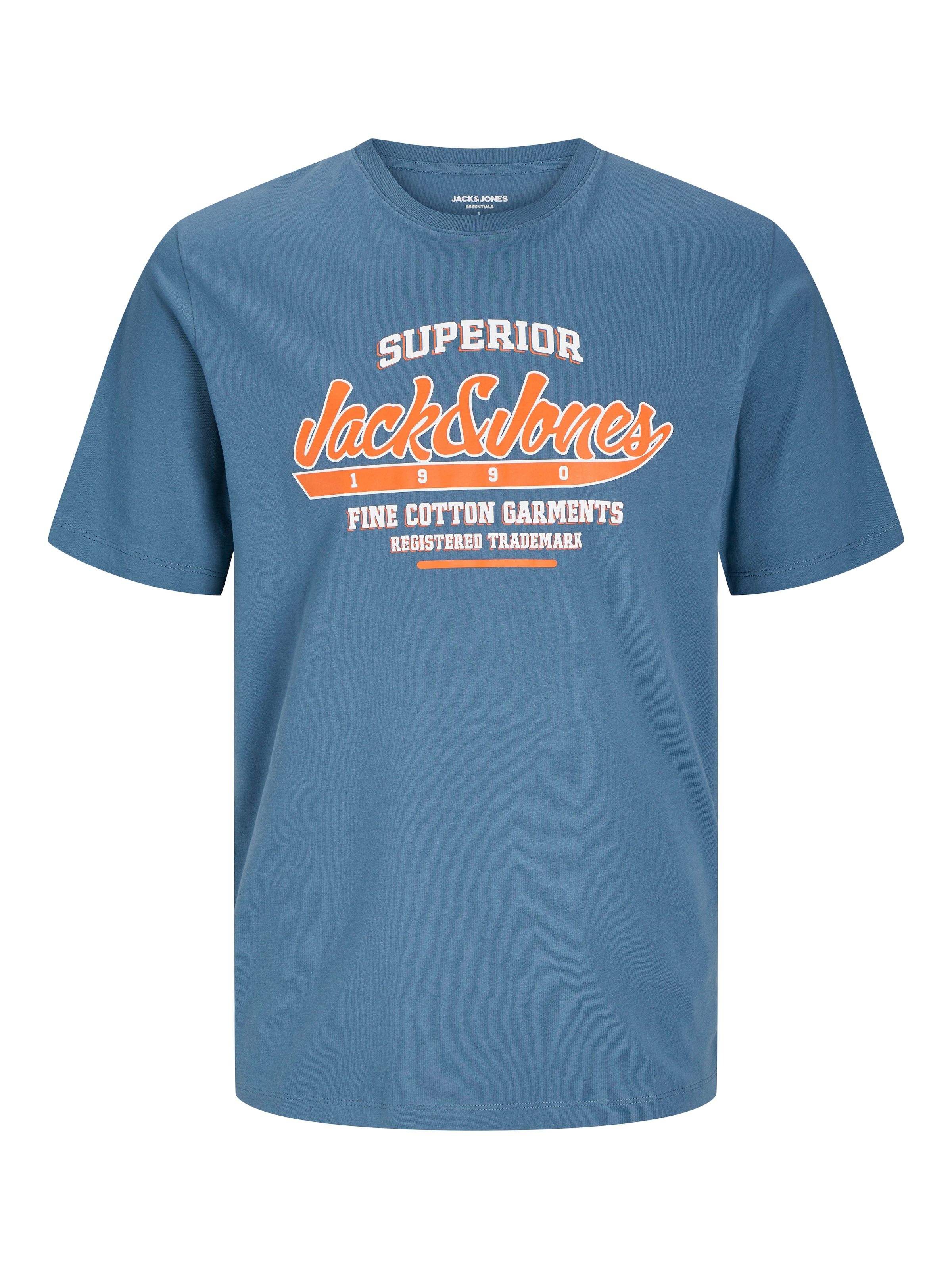 Jack & Jones Rundhalsshirt »JJELOGO TEE SS O-NECK 2 COL SS25 5PK MP«, (Packung, 5 tlg.)