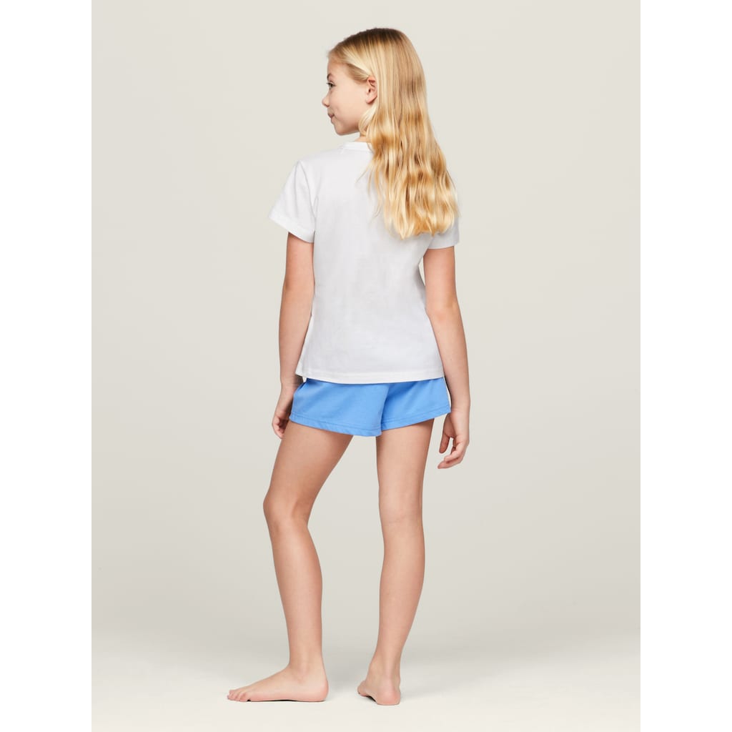 Tommy Hilfiger Underwear Pyjama »SS SHORT PJ SET BASICS«, (Set, 2 tlg.), Kinder bis 16 Jahre