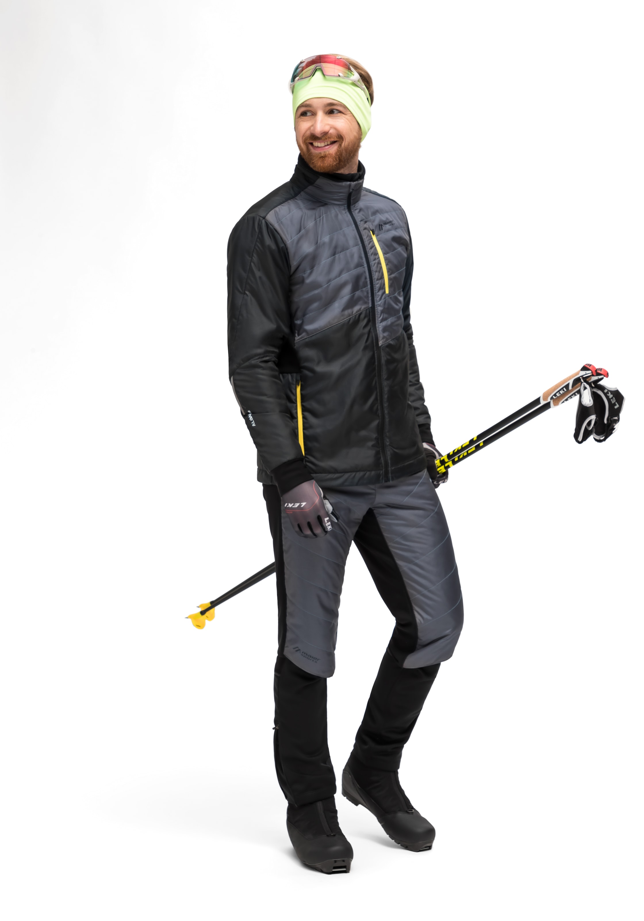 Maier Sports Skihose »Skjoma Pants M«, Herren Langlaufhose, 4-Wege-Stretch, wattierte Skitourenhose
