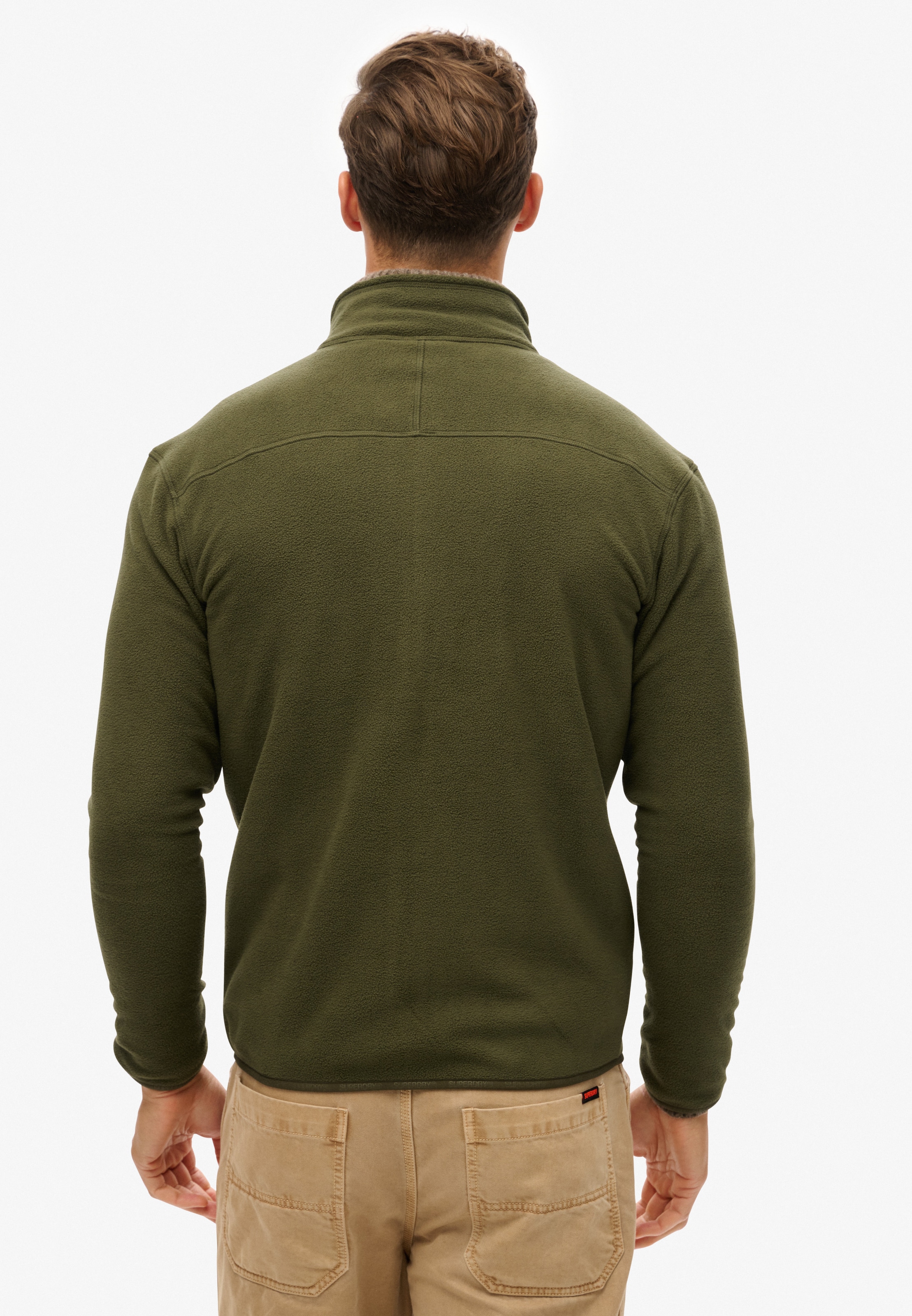 Superdry Fleecejacke »POLAR FLEECE FULL ZIP«, mit Kapuze