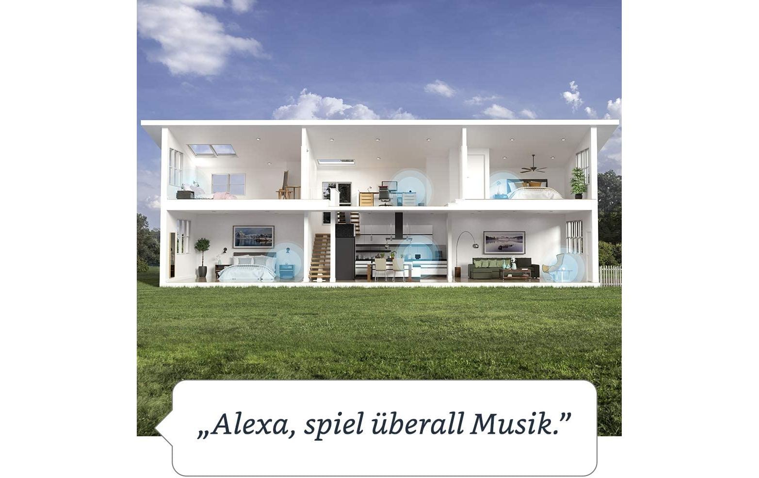 Amazon Bluetooth-Speaker »Echo Dot 4. Gen. mit Uhr«