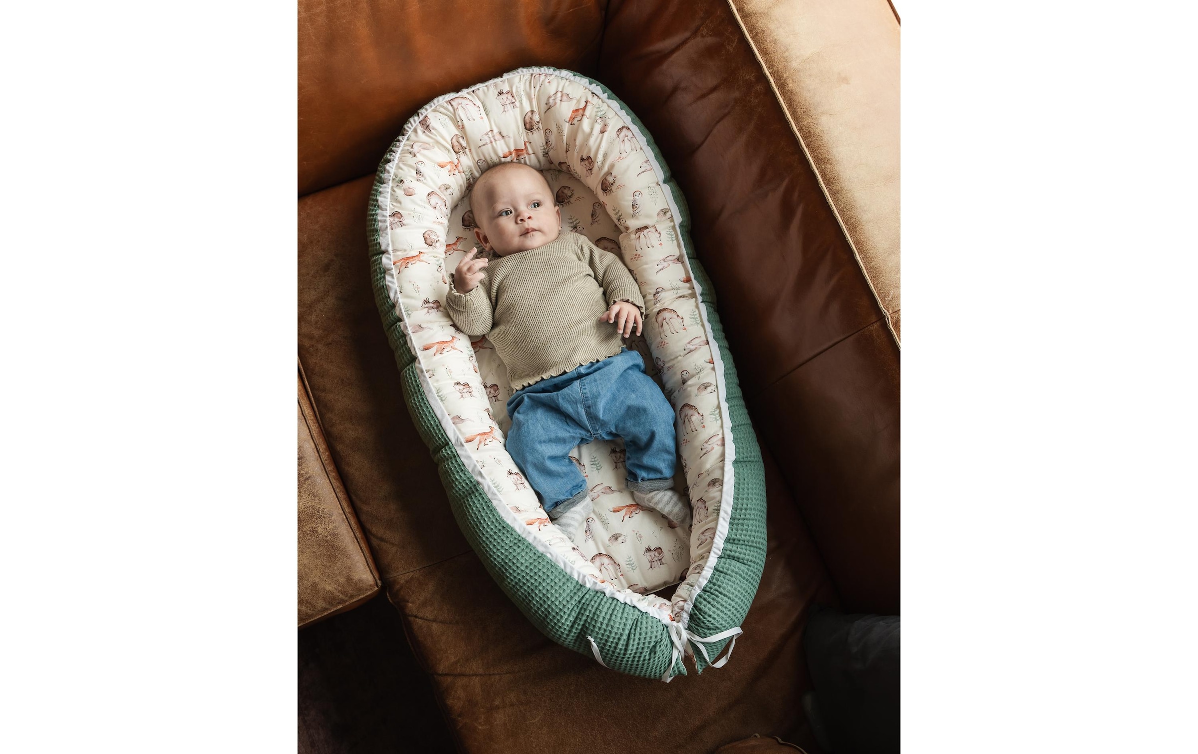ULLENBOOM ® Bettnestchen »Cocoon Waldfreunde 55 x 95 cm«