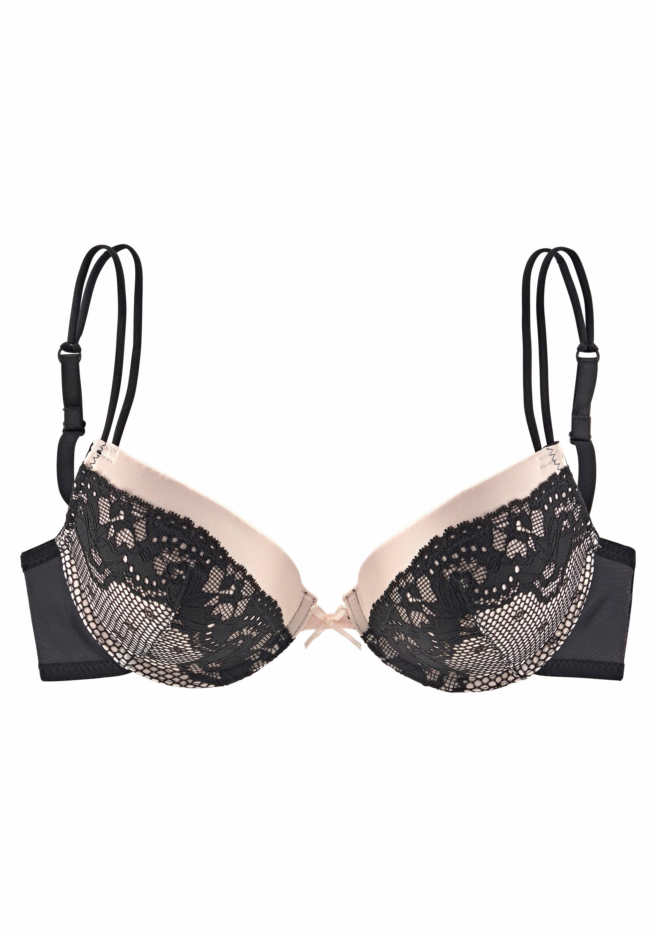 Melrose Set: Push-up-BH, (Set, 2 tlg., mit String), Dessous