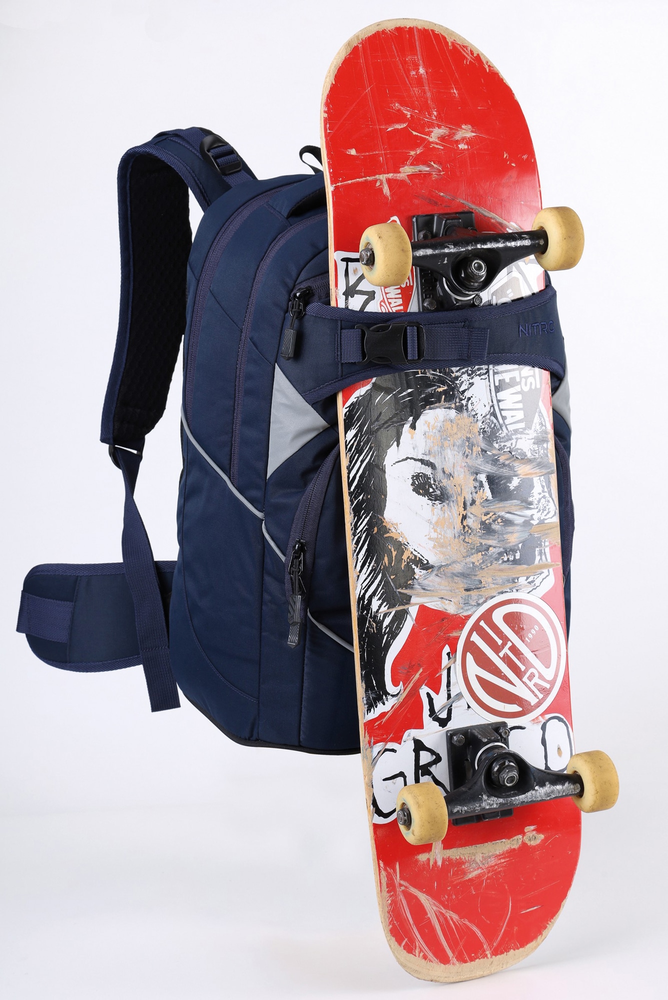 NITRO Schulrucksack »Superhero«, Reflektoren, für Schule und Freizeit