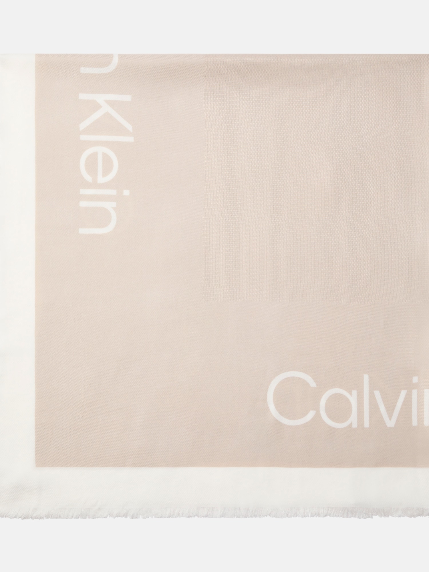 Calvin Klein Modeschal »BOLD LOGO CONTRAST SCARF«, mit Markenlogoprint