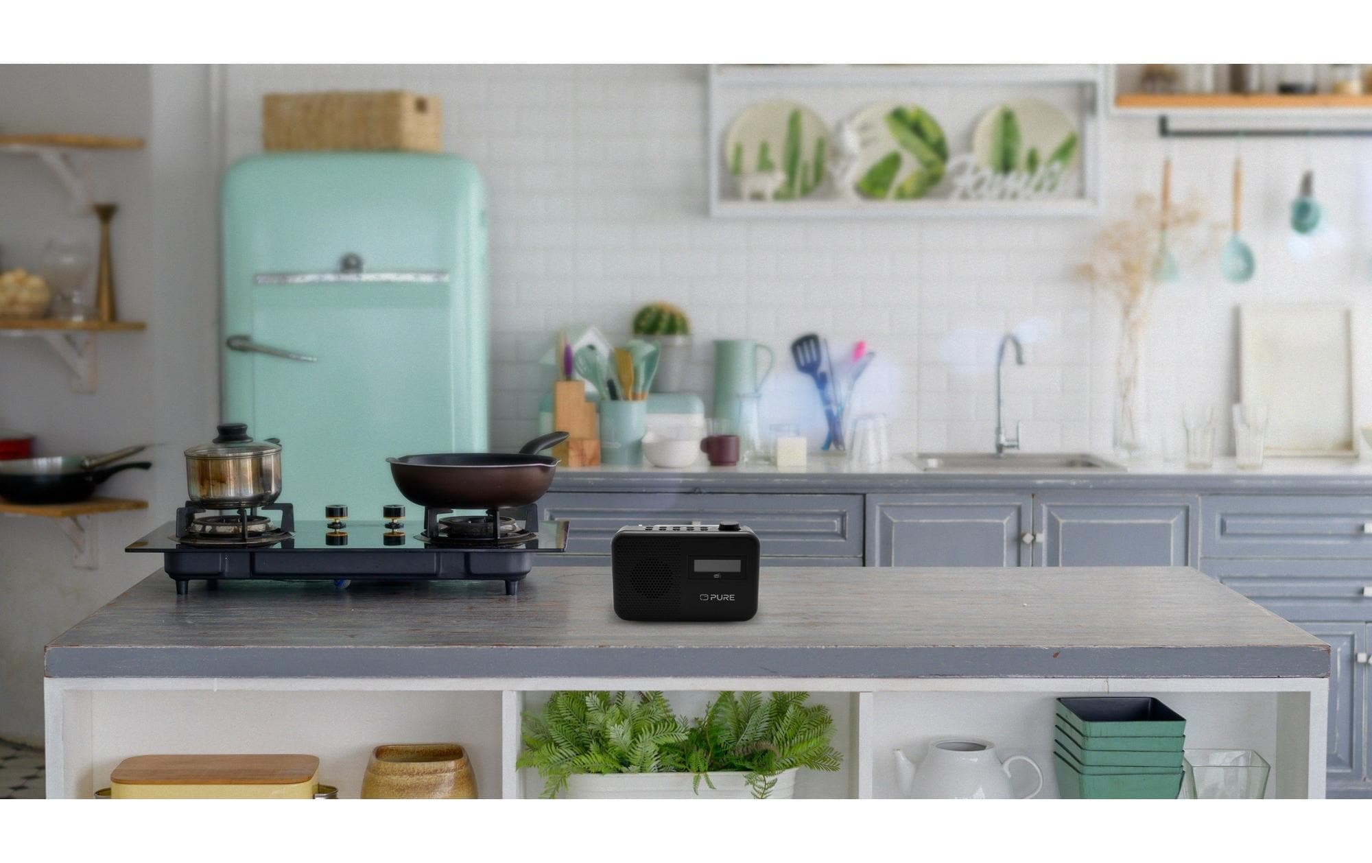 Pure Digitalradio (DAB+) »Radio Elan One2 Schwarz«, (Bluetooth Digitalradio (DAB+)-FM-Tuner)