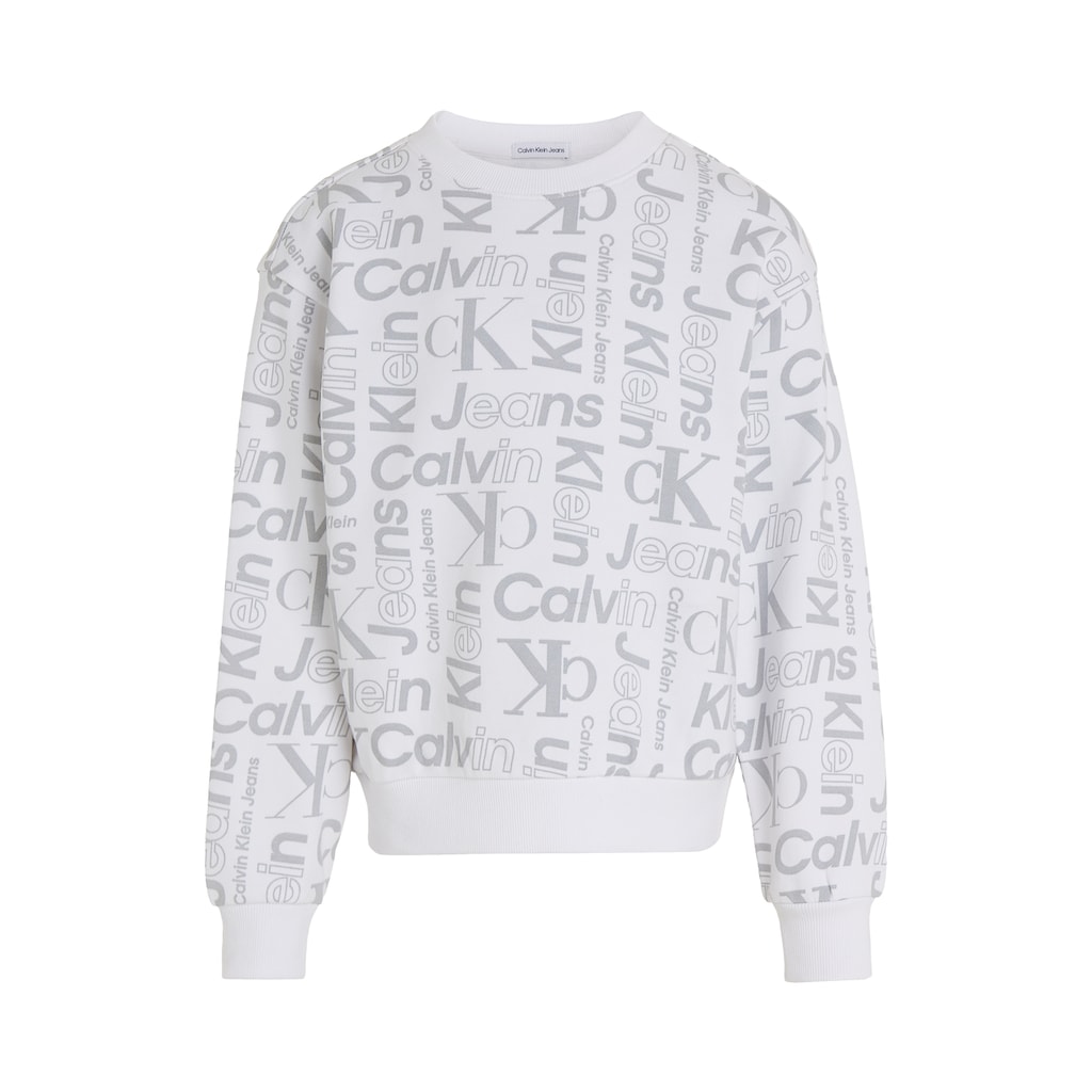 Calvin Klein Jeans Sweatshirt »INST. CK AOP CREWNECK«