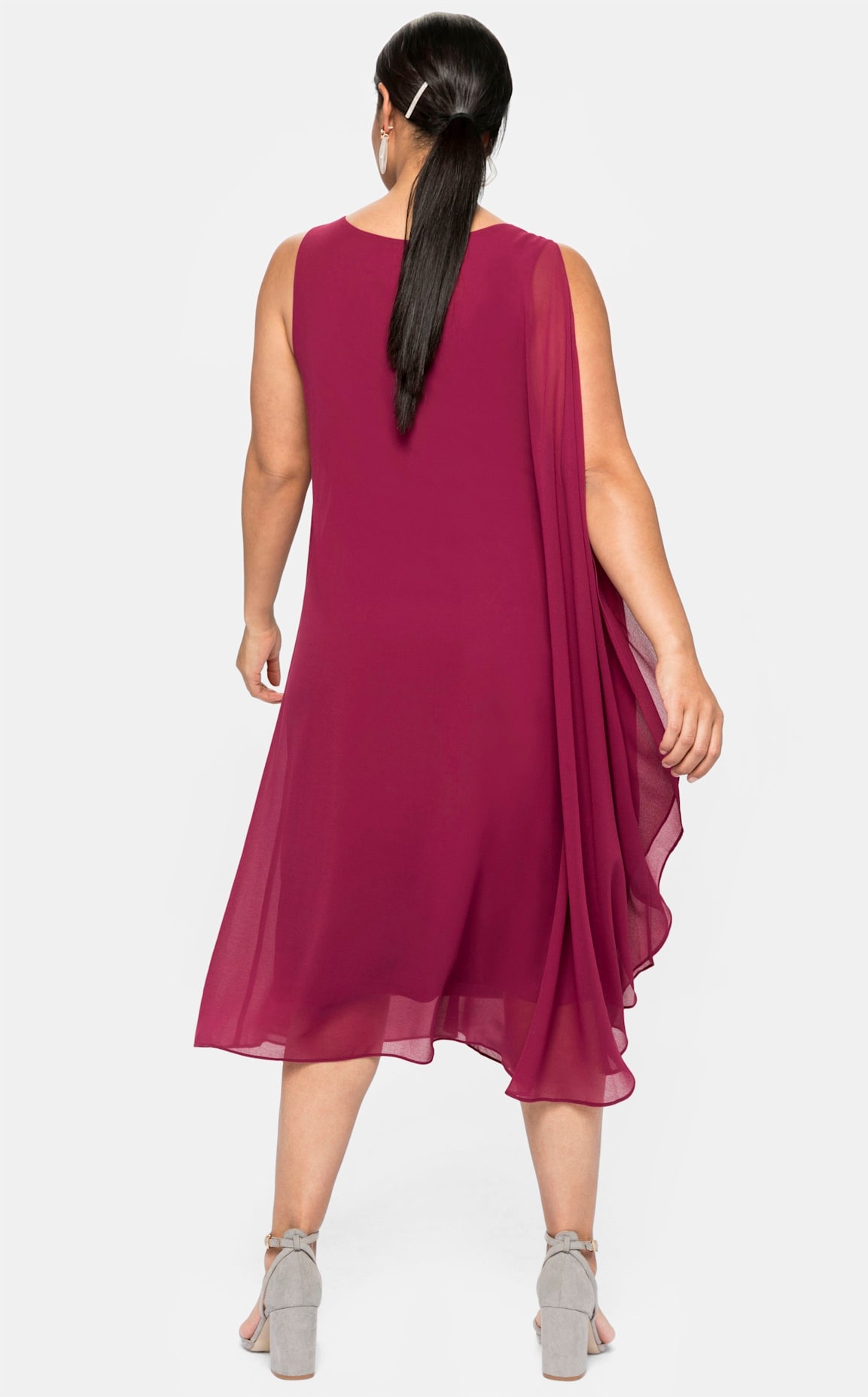 Sheego Chiffonkleid »Kleid«