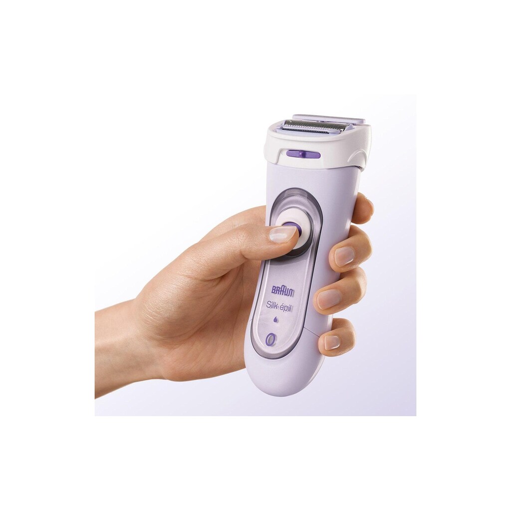 Braun Elektrorasierer »Silk-épil Lady Shaver LS 5560«, 2 St. Aufsätze