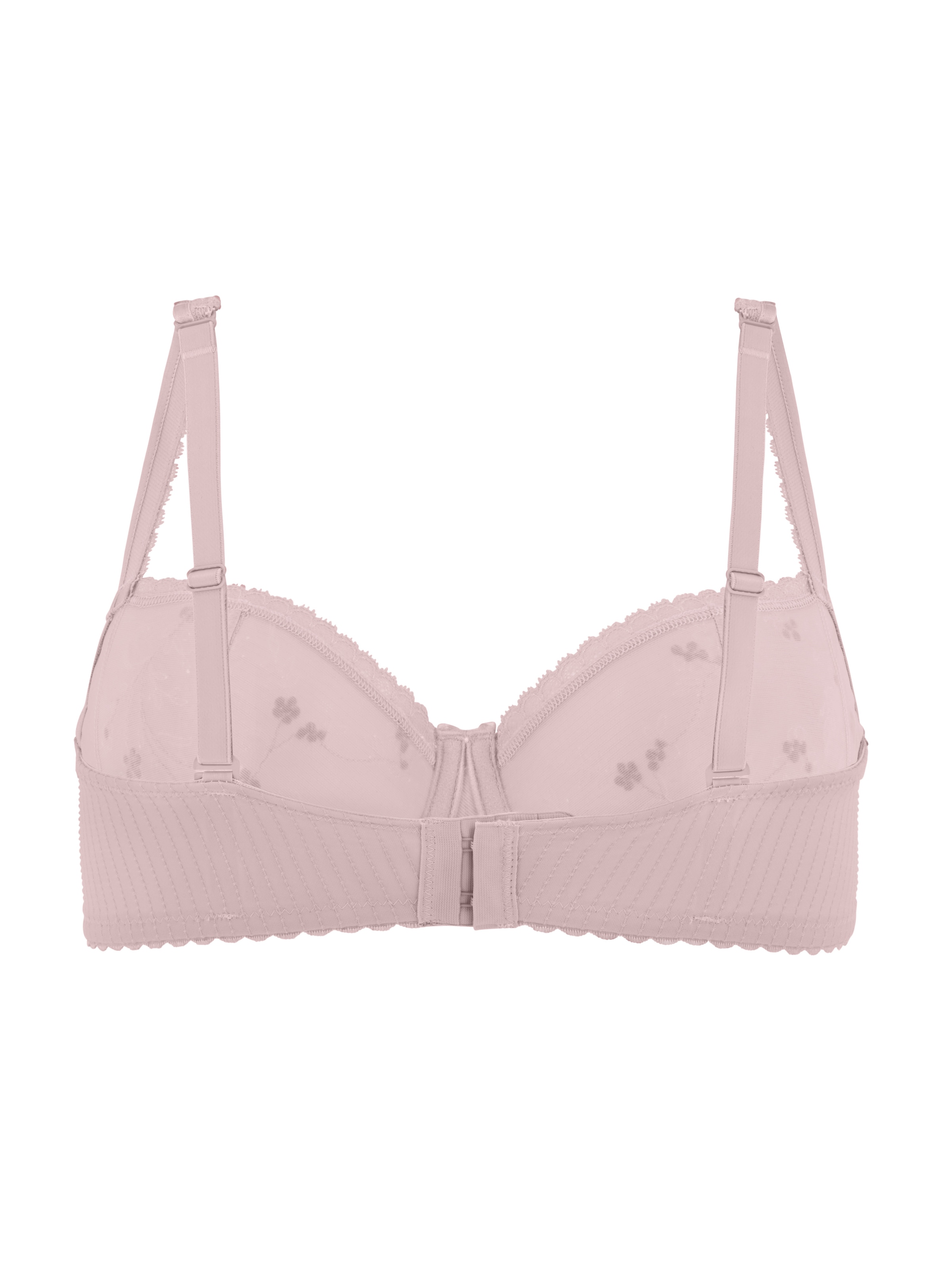 Conturelle Balconnet-BH »Mille Fleurs«, Dekorativer Aussenträger ist elastisch und längenverstellbar