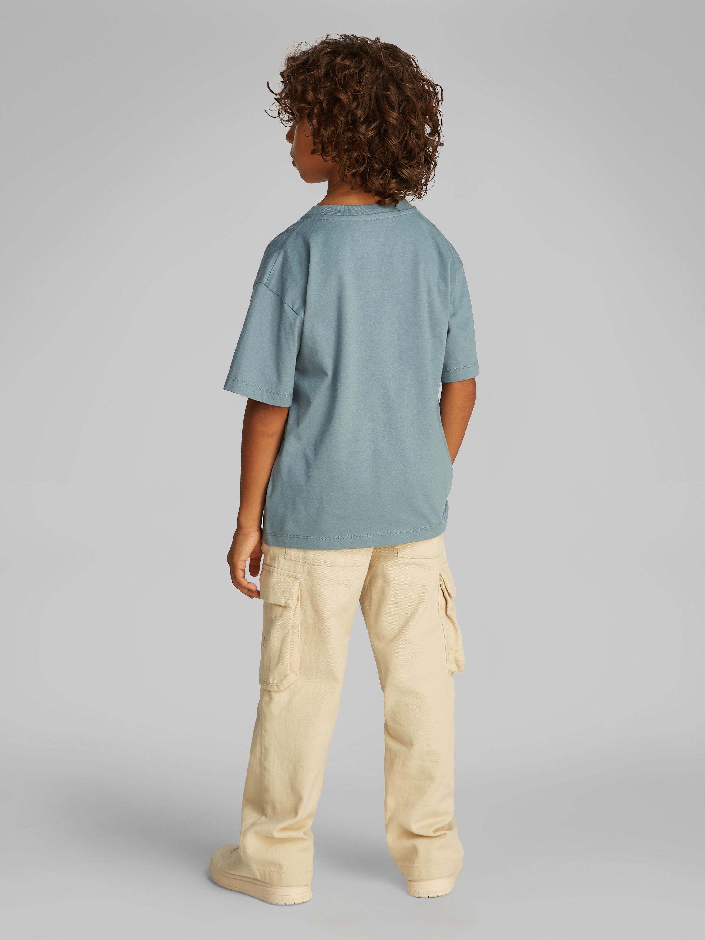 Calvin Klein Jeans T-Shirt »OCEAN SWIRL MONO T-SHIRT«, mit grossem Logodruck