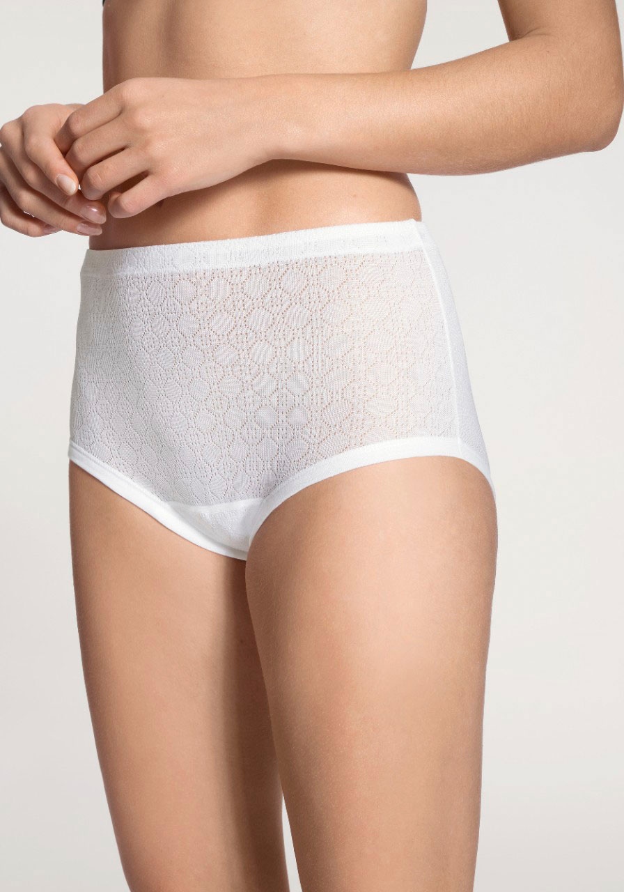CALIDA Taillenslip »Iconics«, (-), mit Ajour-Musterung