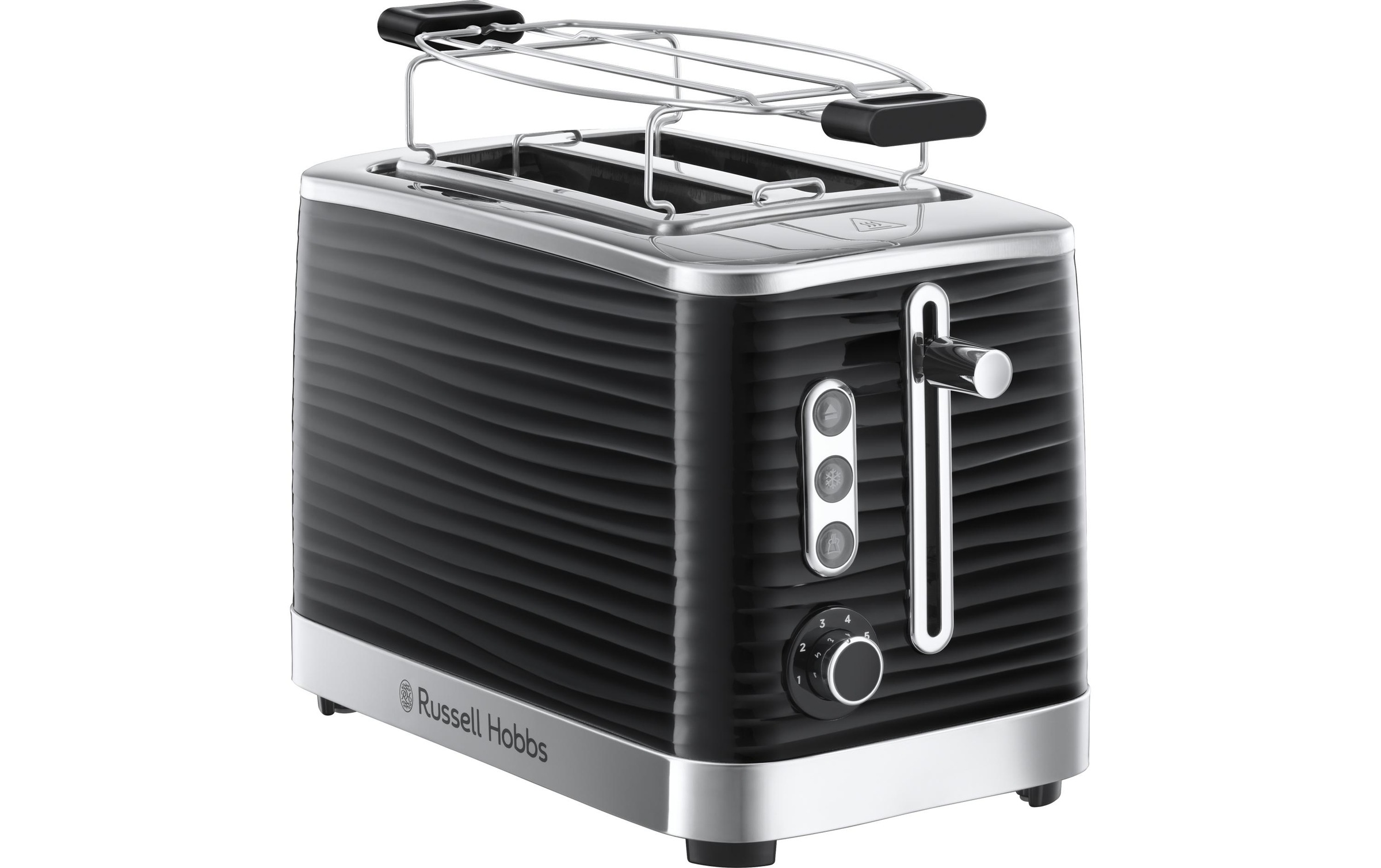 RUSSELL HOBBS Toaster »Inspire 24371-56 Schwarz« 2 kurze Schlitze für 2 Scheiben 1050 W