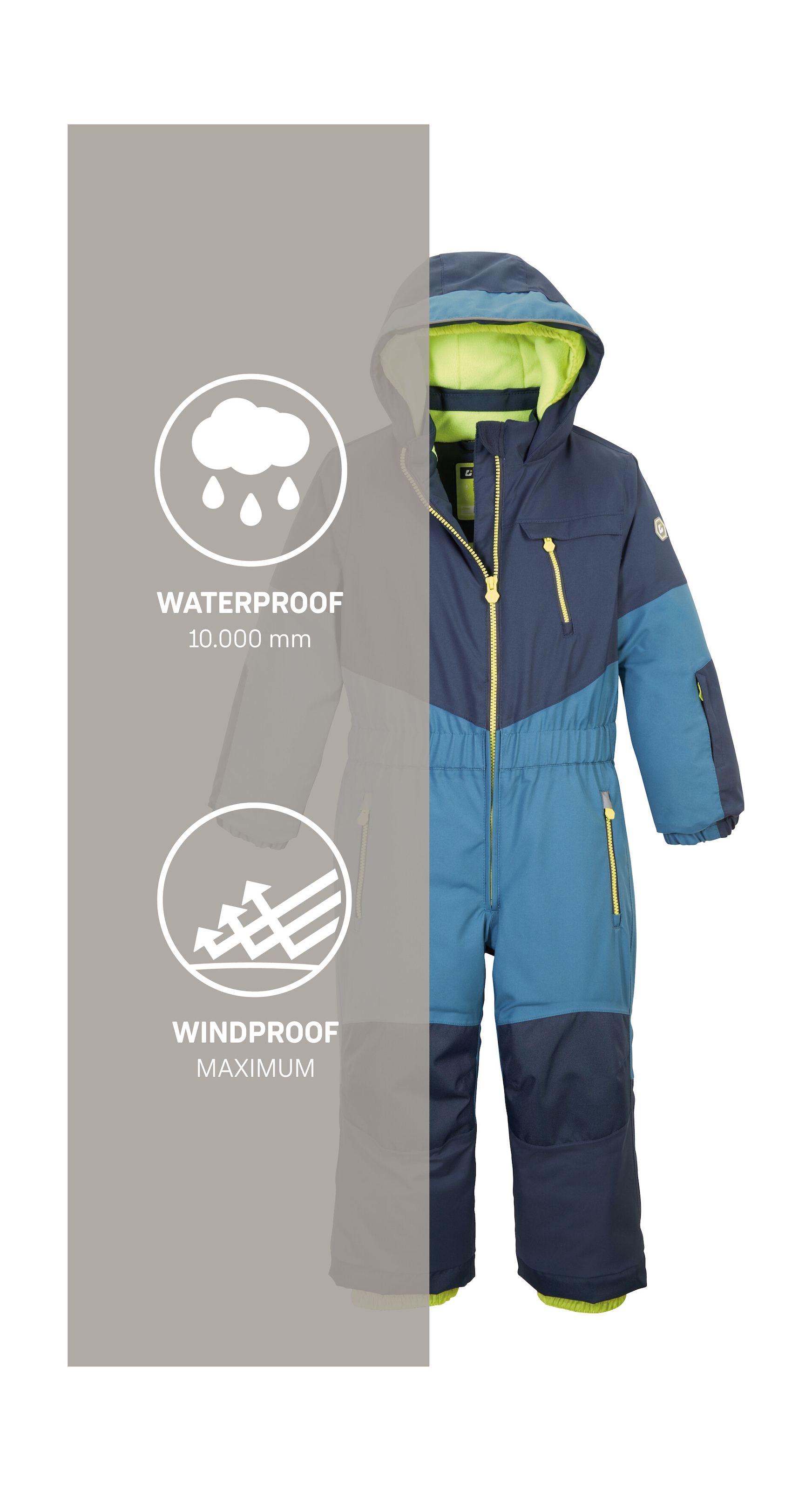 Killtec Overall »KW 89 MNS ONPC«, Skioverall, wind-u wasserdicht, mitwachsend