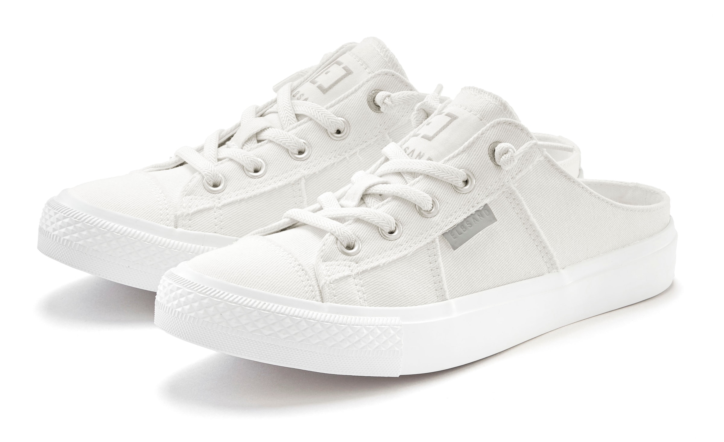 Elbsand Sneaker "Sabot, Clog, Freizeitschuh, Halbschuh, Stoffschuh, Turnschuh" Slip-On-Sneaker, Textilschuh zum Reinschlüpfen Unisex VEGAN
