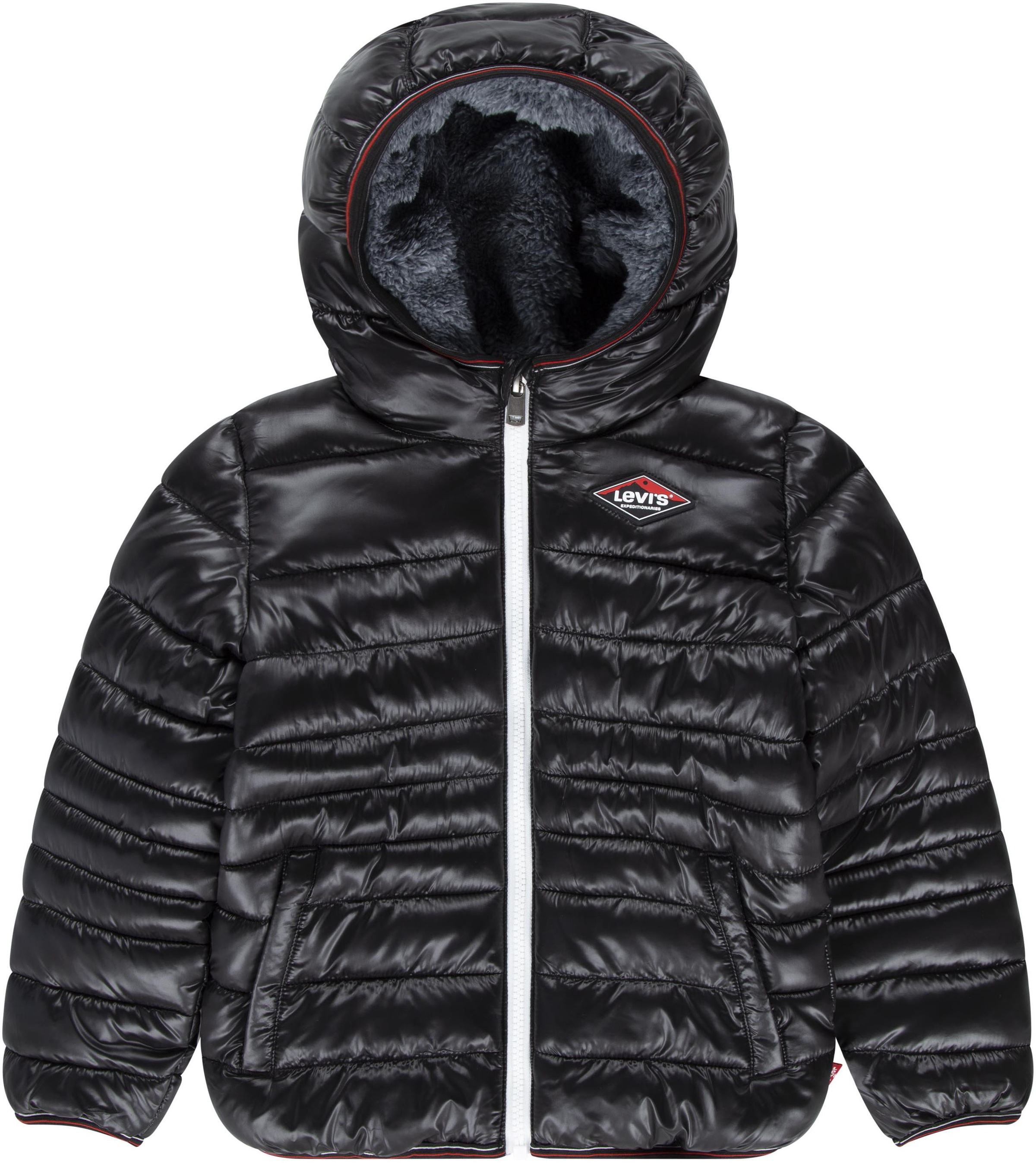Levi's® Kids Steppjacke »SHERPA LINED MDWT PUFFER JACKET« mit Kapuze for Boys mit Kapuze