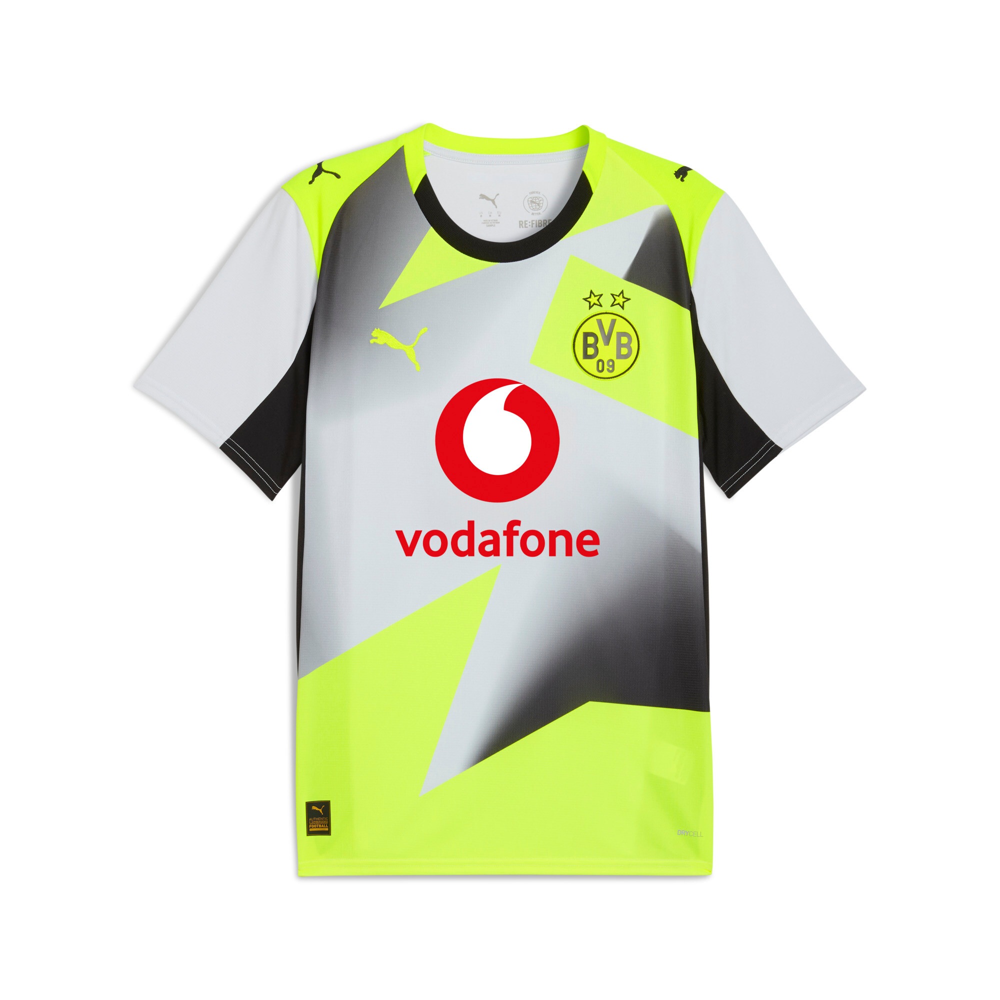 PUMA Trainingstop »BVB AWAY JERSEY REPLICA WITH SPONSOR« Regular Fit, für Fussball und sportliche Aktivitäten, mit Kurzarm