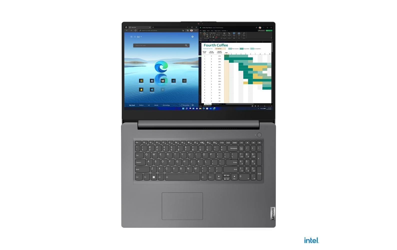 Lenovo Notebook »V17 Gen.4 (Intel)«, 43,76 cm, / 17,3 Zoll, Intel, Core i3, UHD Graphics, 512 GB SSD