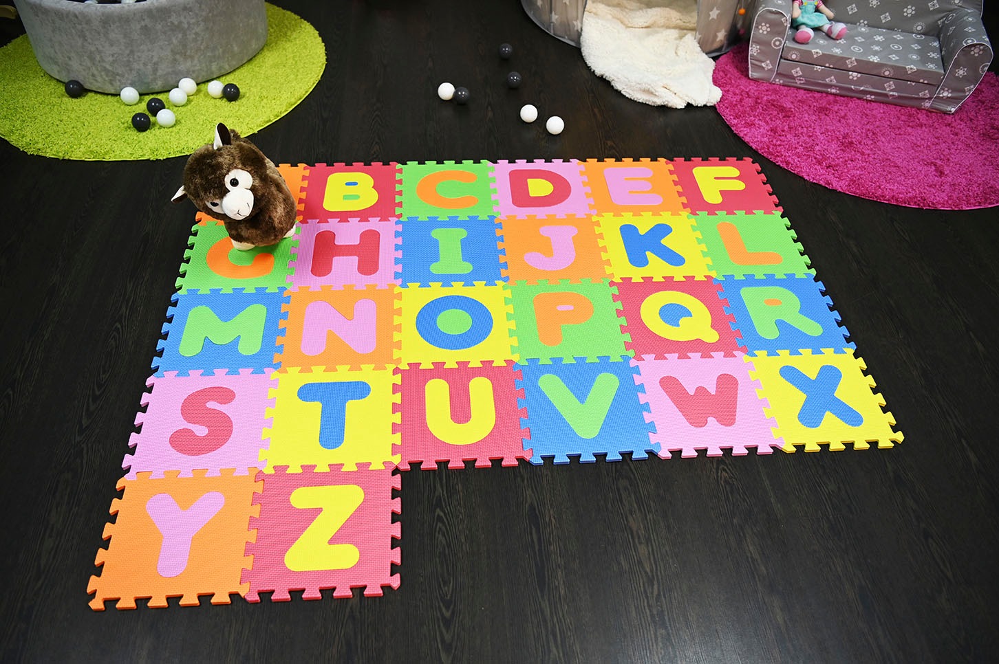 Knorrtoys® Puzzle »Alphabet«, Puzzlematte, Bodenpuzzle