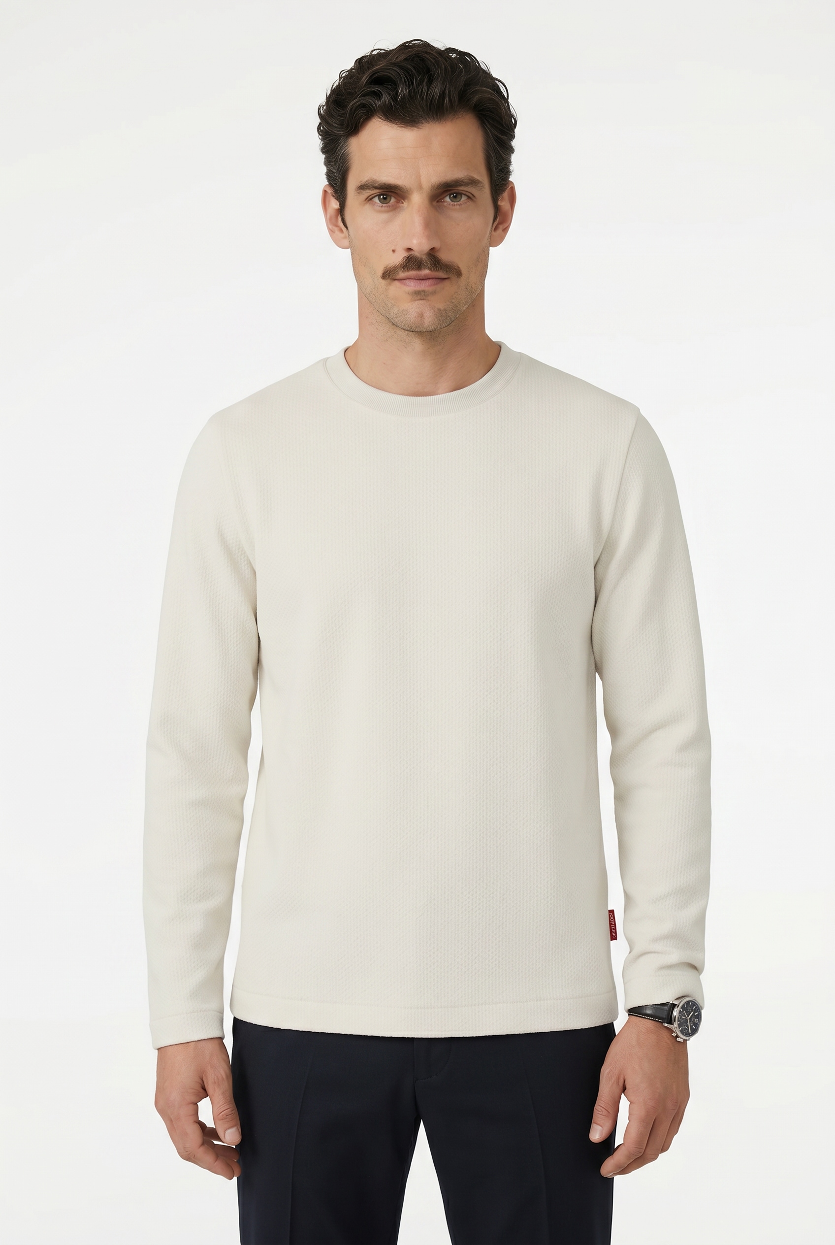 Joop Jeans Longsleeve "Phineus" mit feiner Struktur