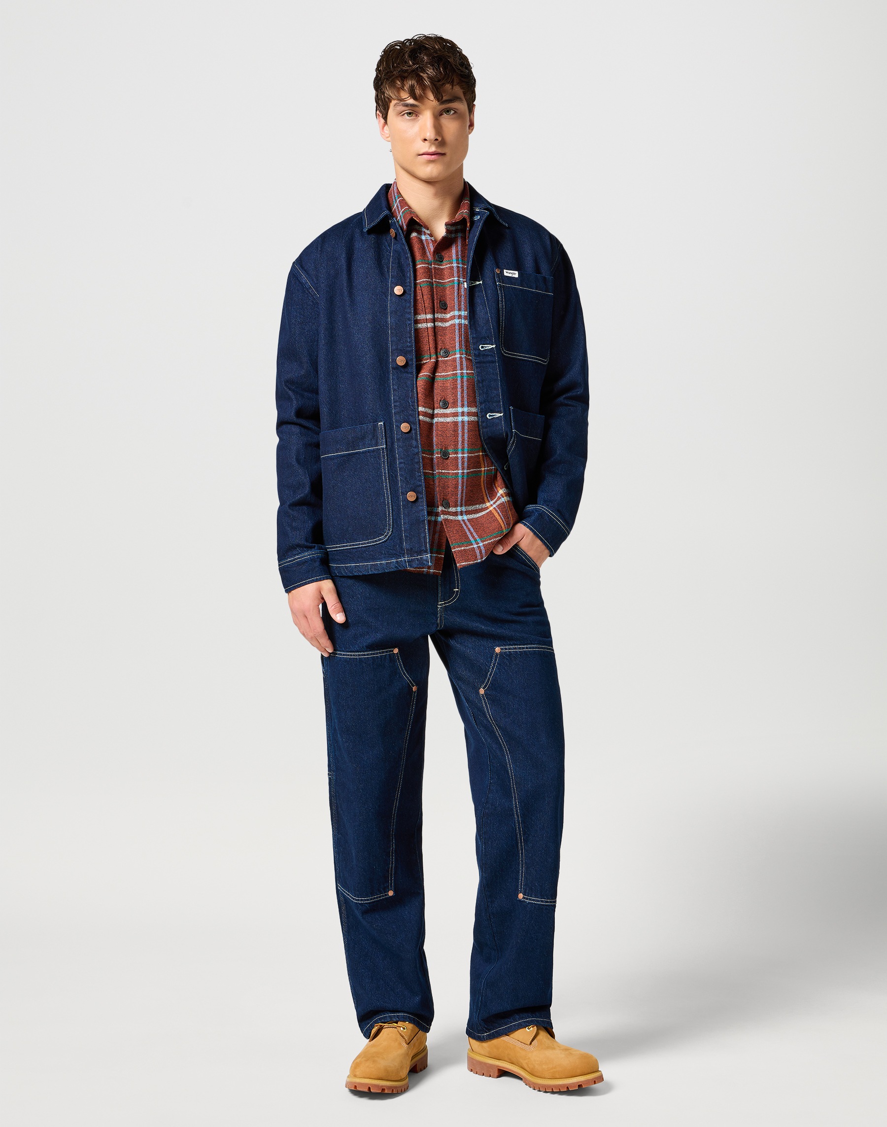 Wrangler Langarmhemd »FRAYED PLAID SHIRT«, mit Karomuster