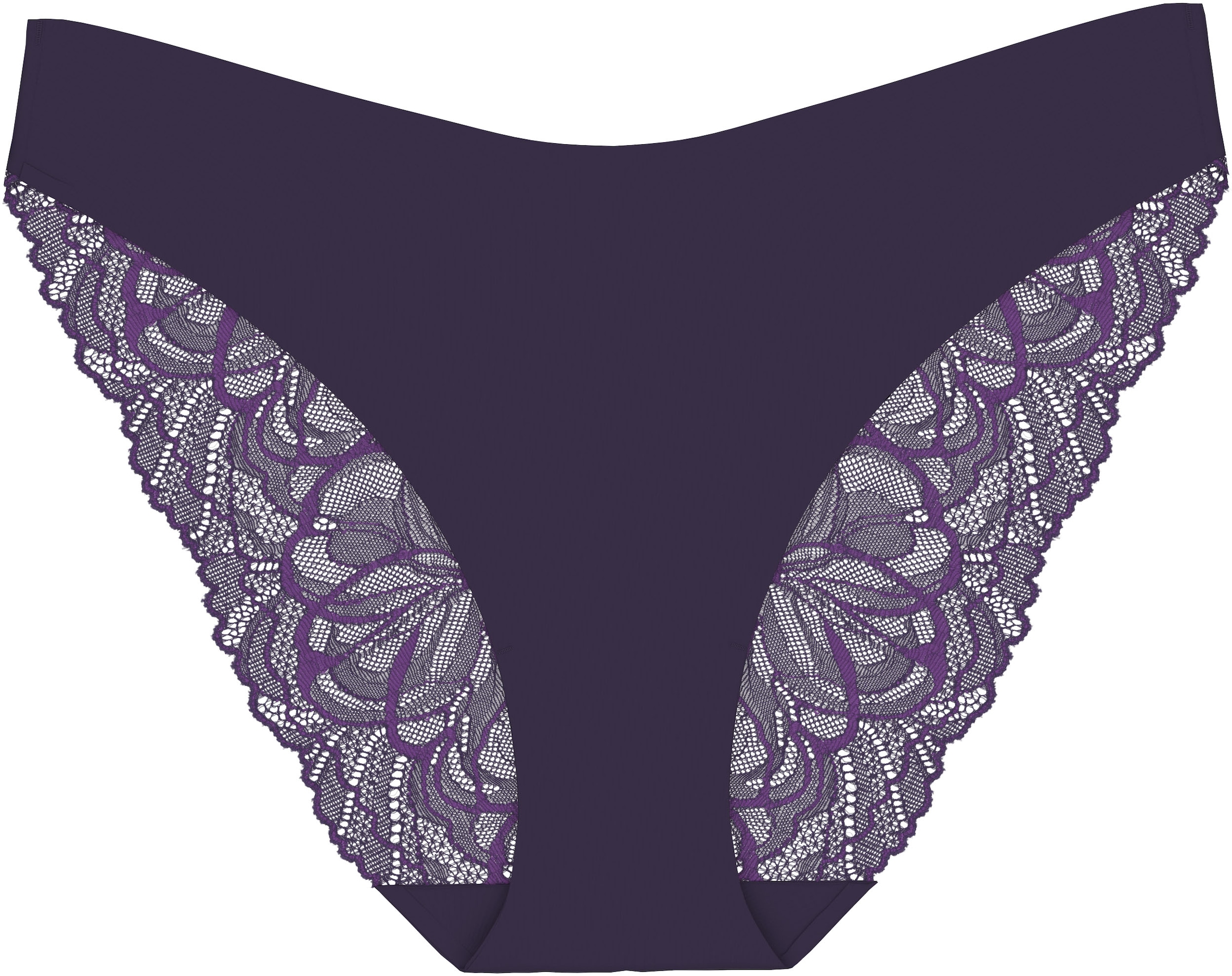 Triumph Tai-Slip »Body Make-Up Illusion Lace«, florale Stretch-Spitze, hoher Beinausschnitt, weiche Microfaser