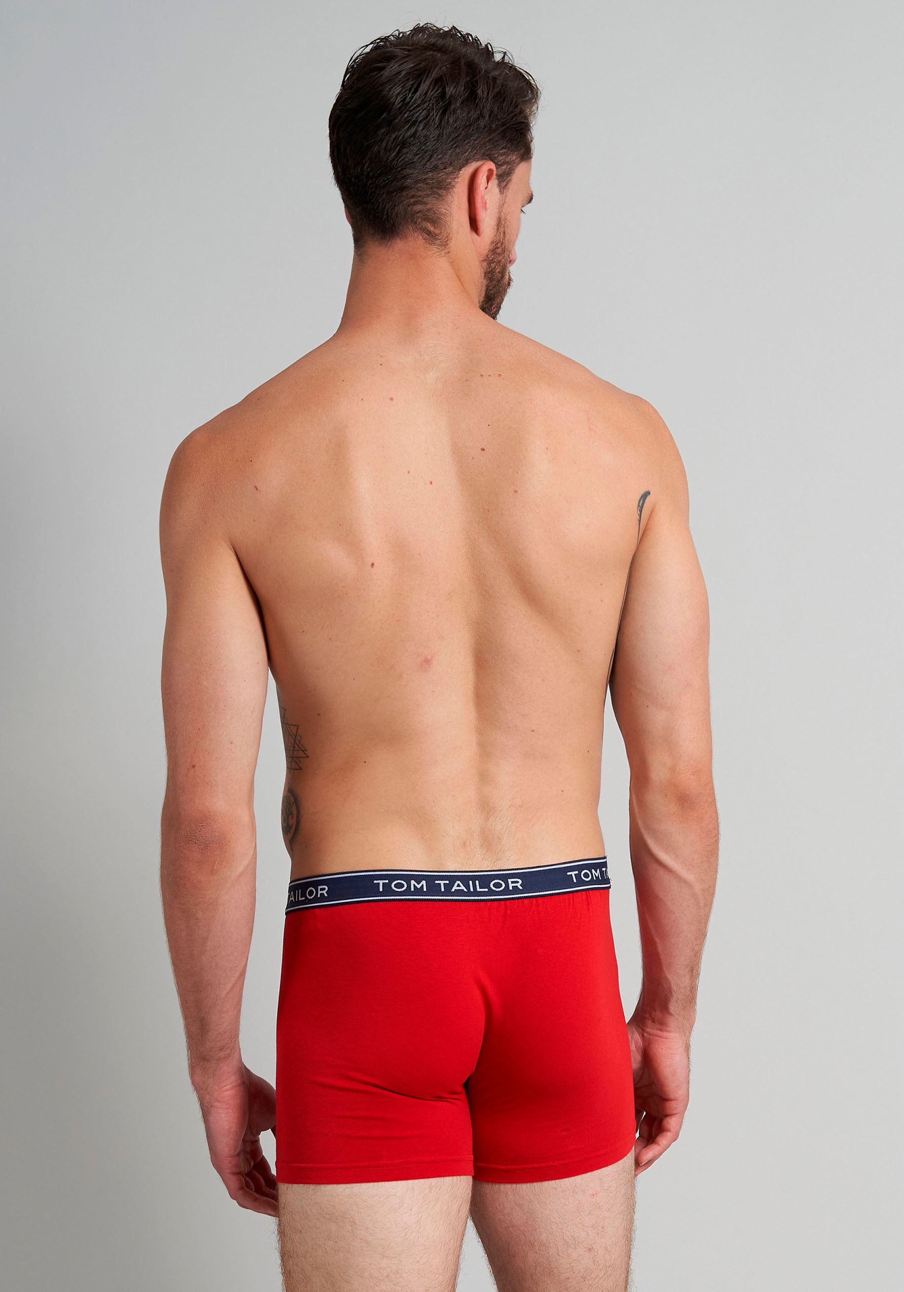 TOM TAILOR Boxershorts »Buffer«, (3er Pack), mit perfekter Passform für jeden Tag