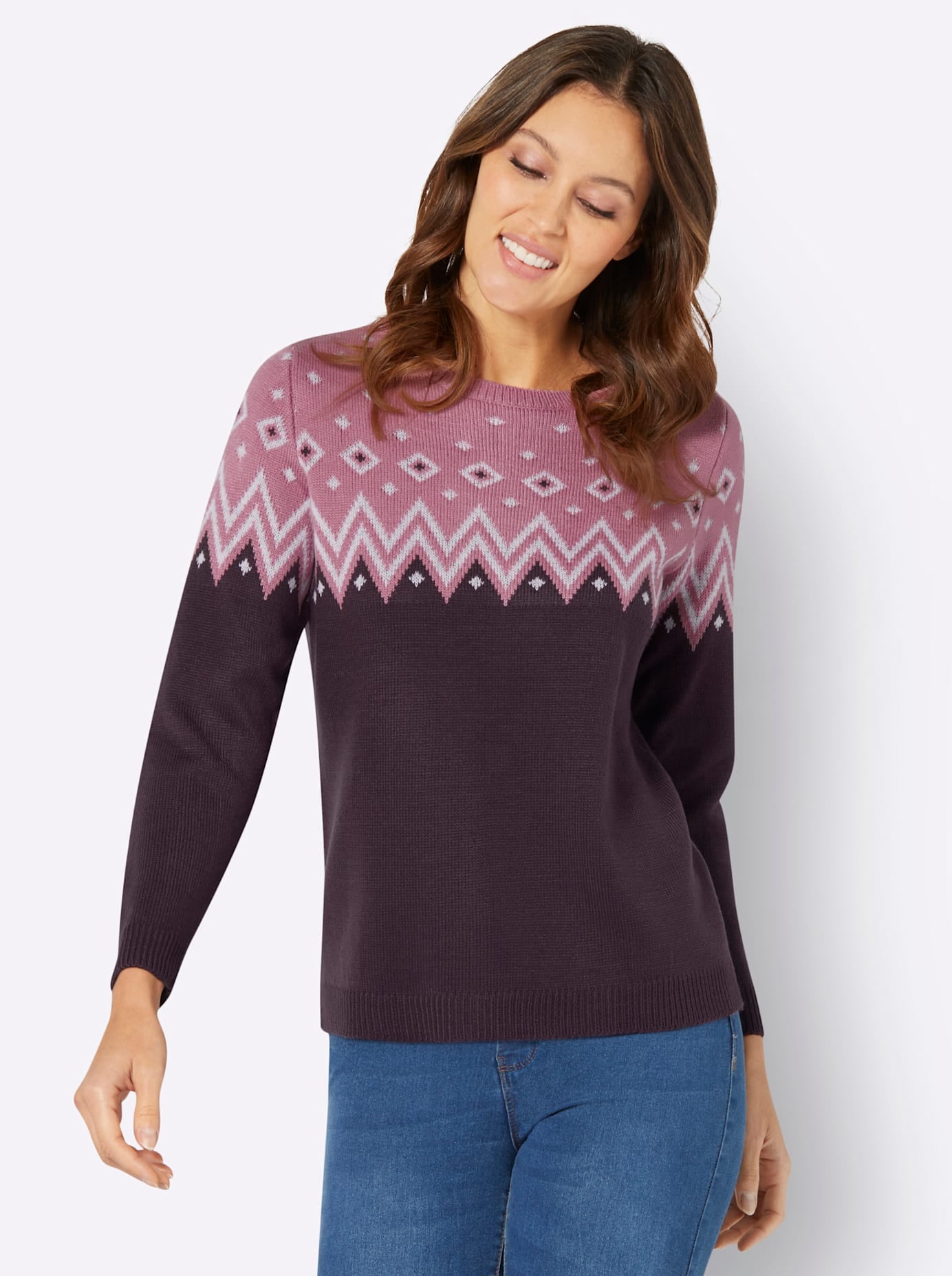 Norwegerpullover »Langarm-Pullover«