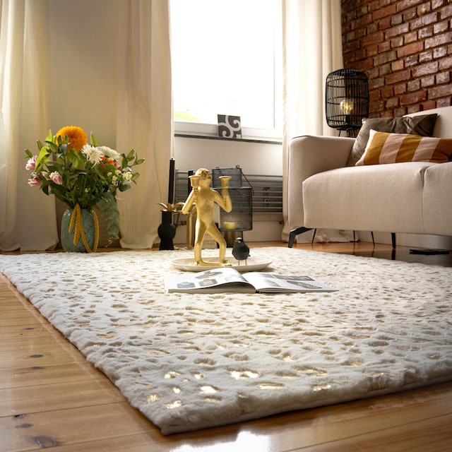 Obsession Teppich »My Safari 165«, rechteckig, besonders weich, mit  Goldfolie veredelt, Wohnzimmer online