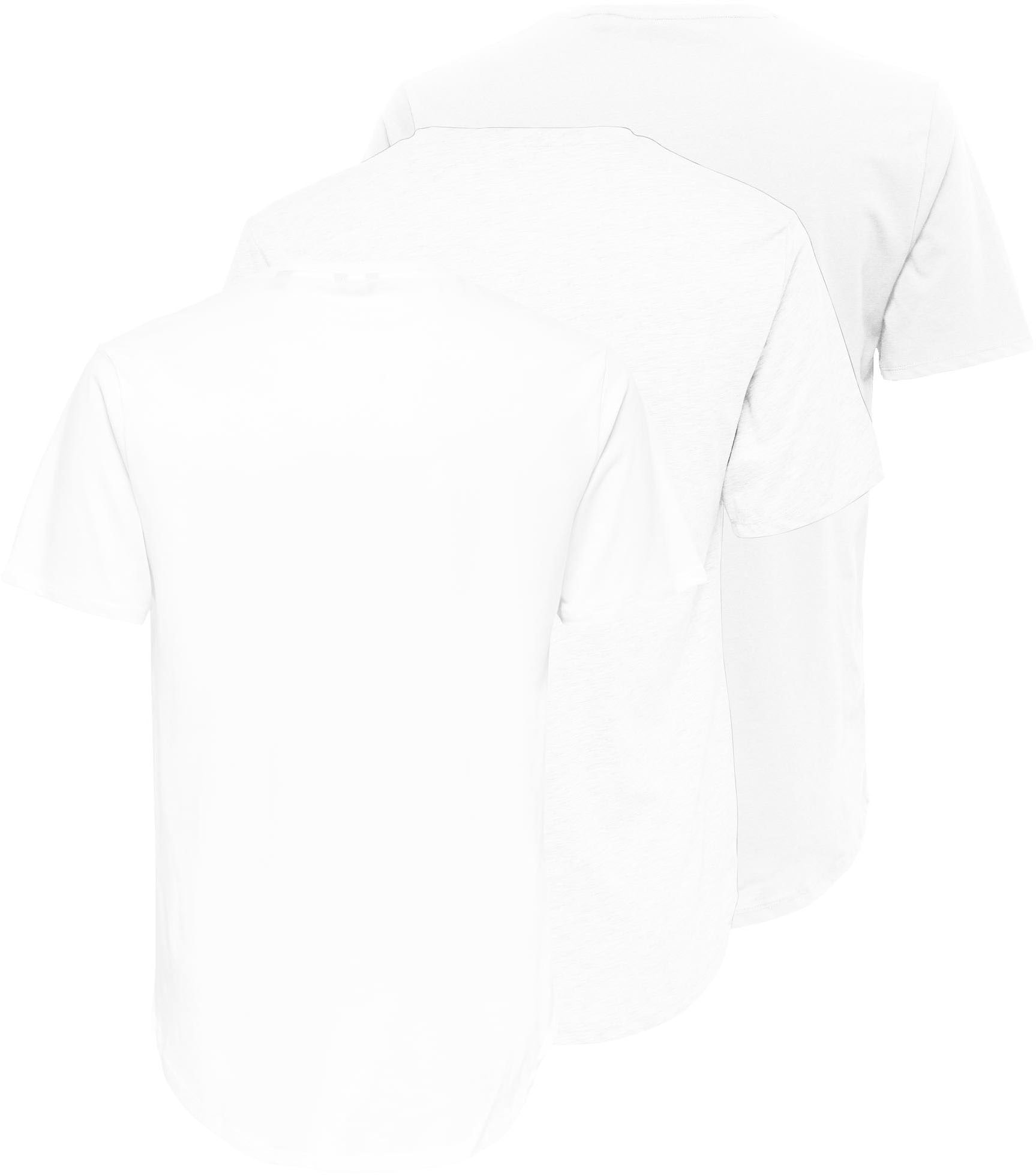 ONLY & SONS Rundhalsshirt »ONSMATT LONGY SS TEE 3-PACK«, (Packung, 3 tlg.)