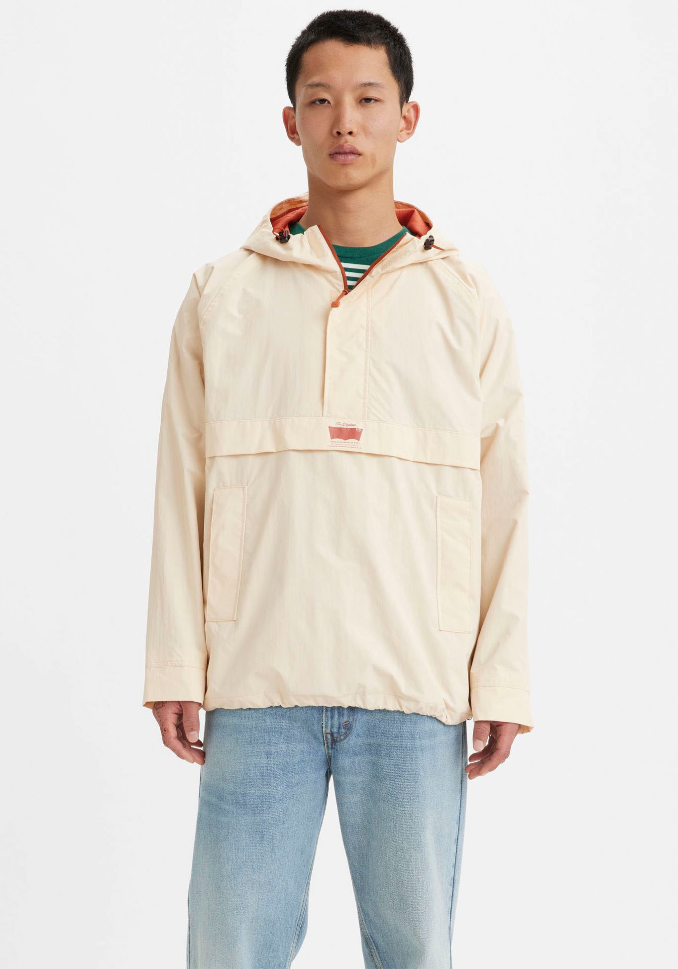 Windbreaker »STOCKTON«, mit Kapuze, mit farbigem Innenfutter