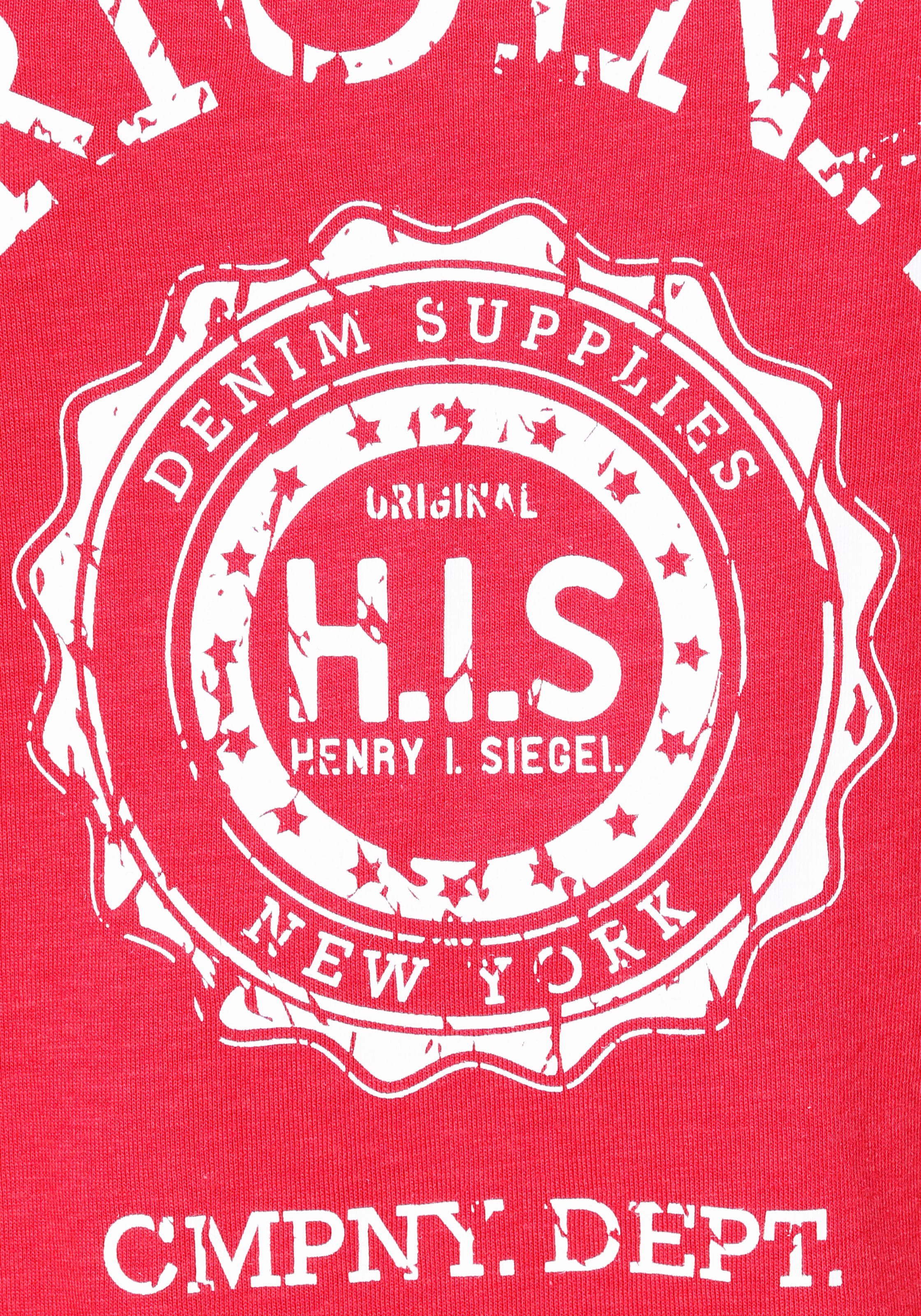 Jelmoli-Versand H.I.S bei mit von kaufen Schweiz Heritage-Print Kurzarmshirt, H.I.S online