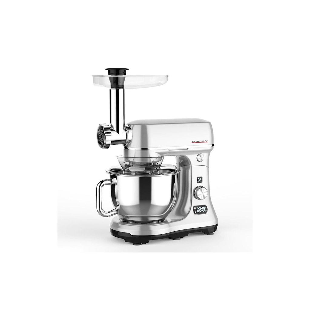 Gastroback Küchenmaschine »Advanced Digital 40977 Silberfarben«