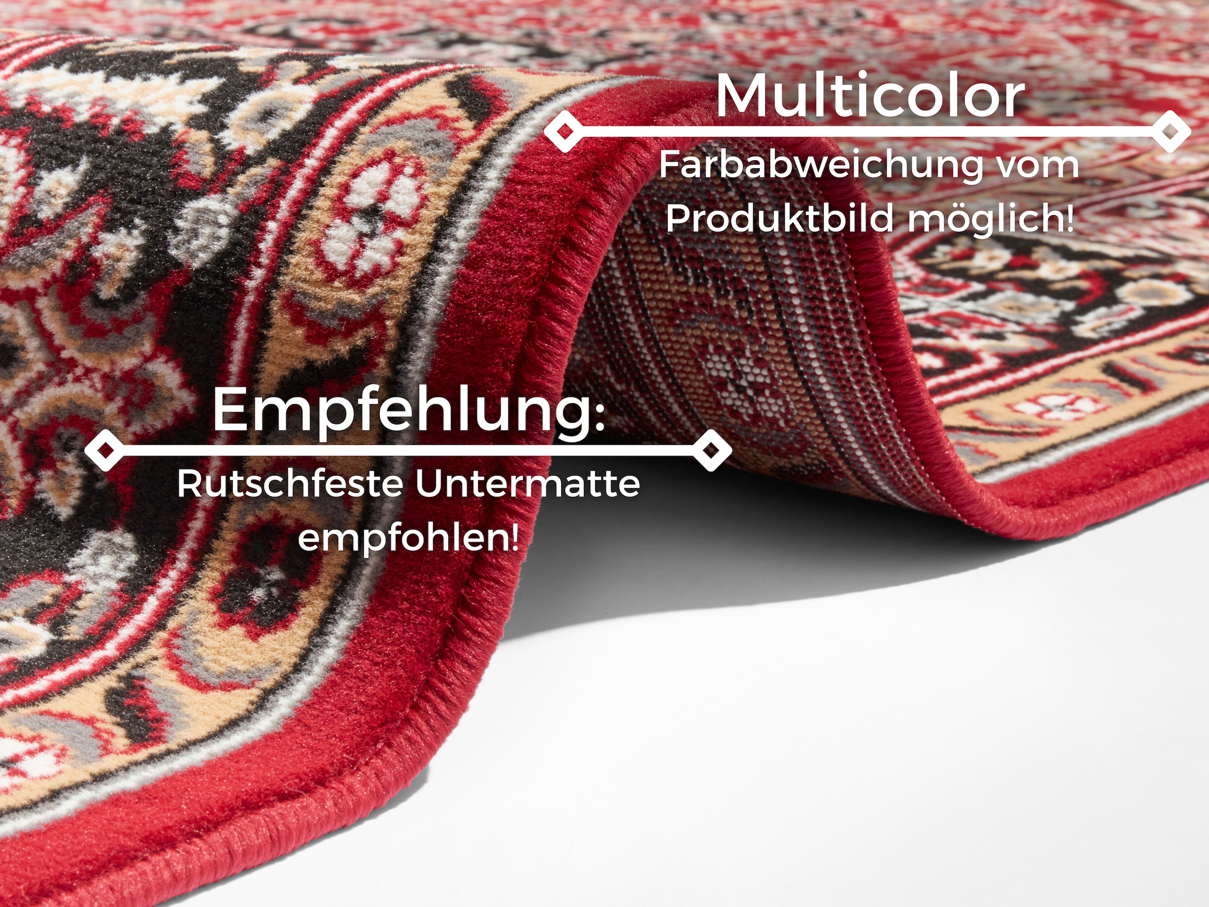 HANSE Home Teppich »Skazar Isfahan«, rechteckig, 9 mm Höhe, Kurzflor, Orient, Läufer, Vintage, Esszimmer, Wohnzimmer, Flur