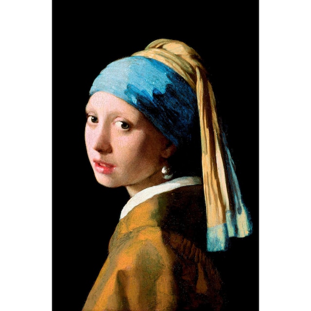 ❤ Reinders! Deco-Panel »J.Vermeer-Mädchen mit Ohrgehänge«, 60/90 cm  entdecken im Jelmoli-Online Shop